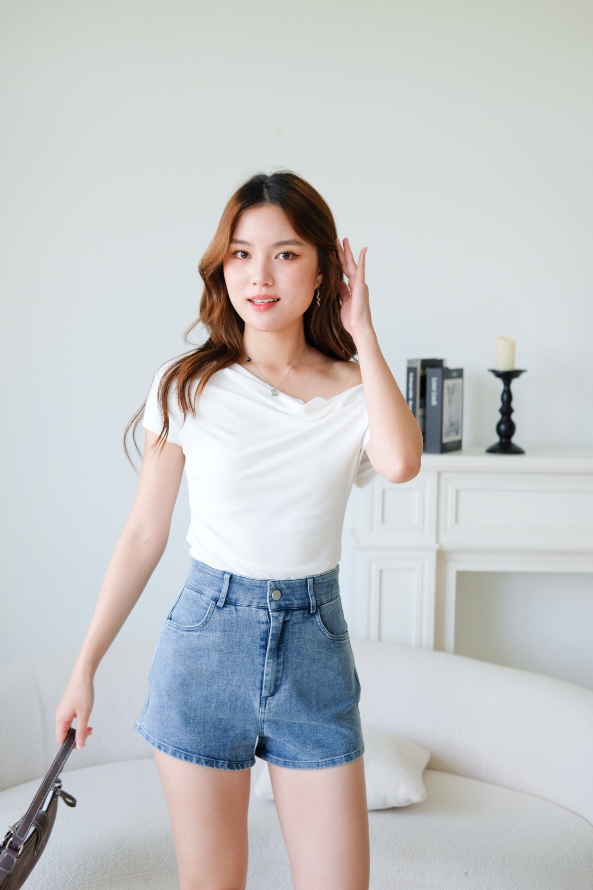 Ease Up 2 Ways Top (White)