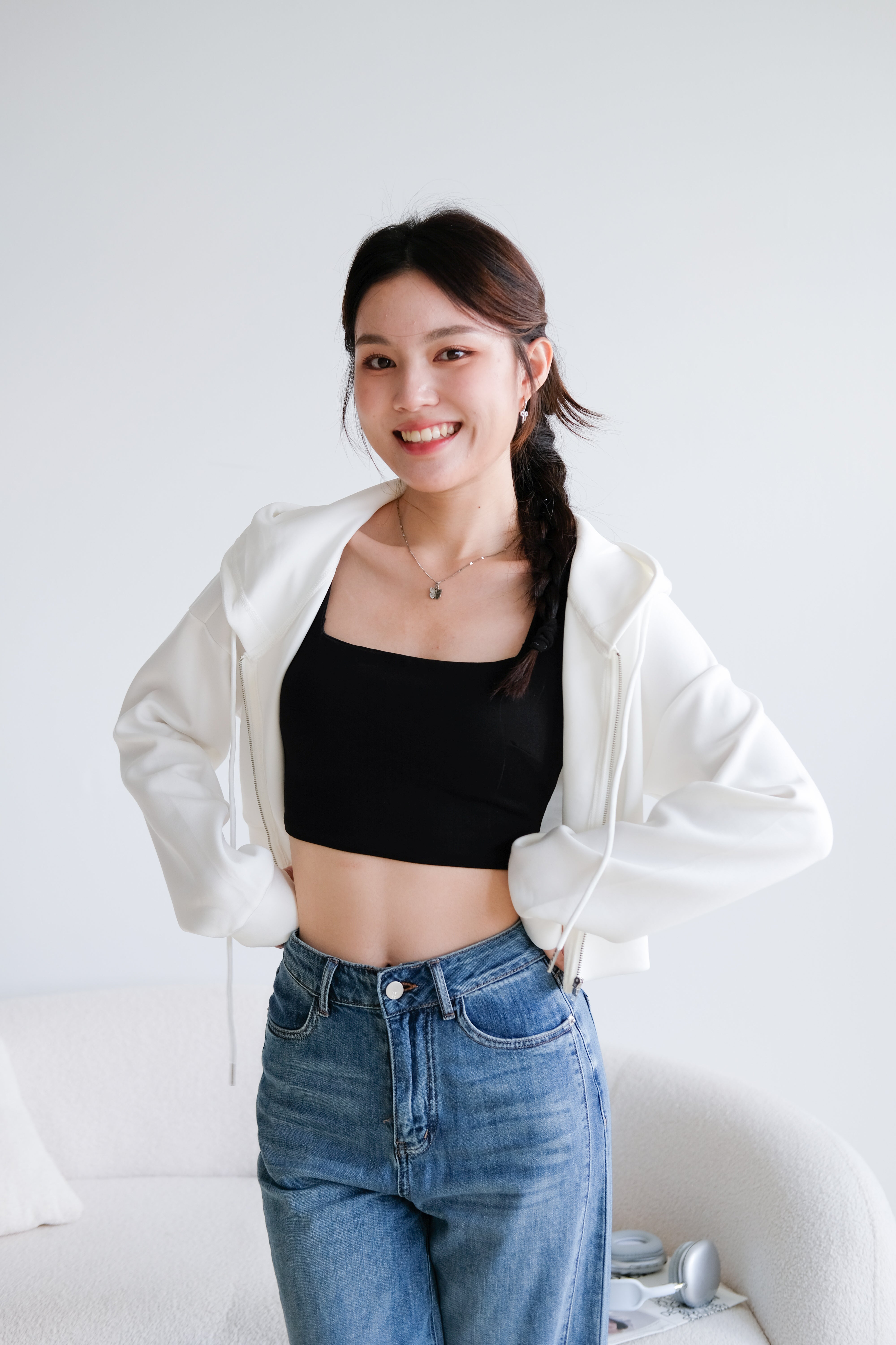 After Hours Hoodie Outerwear (White)