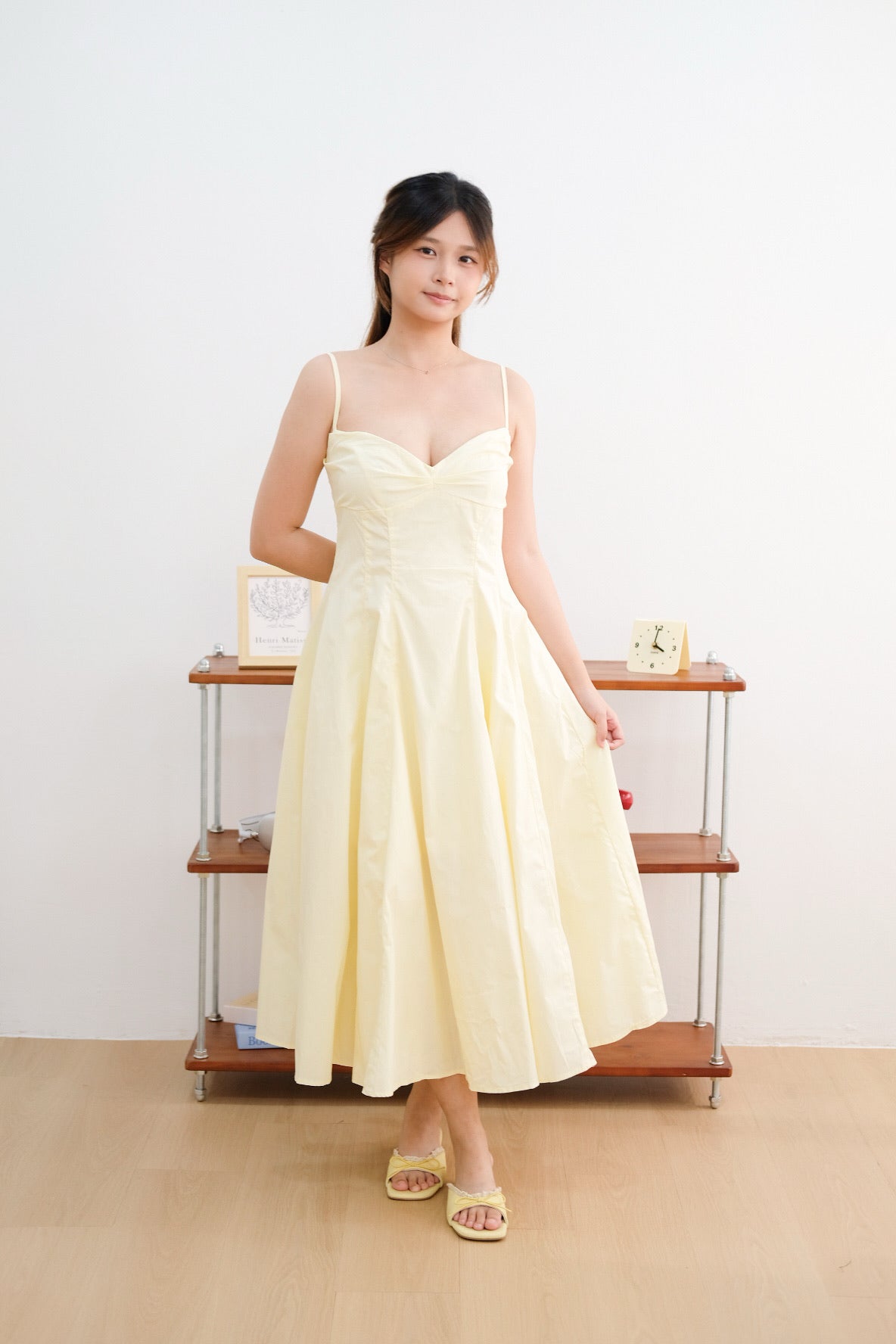 Yellow Sweetheart Maxi Dress