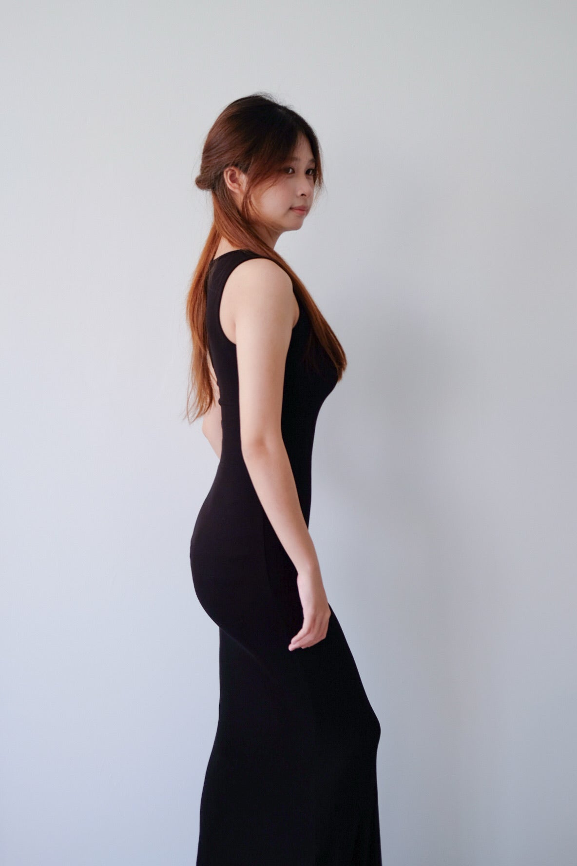 Black Bodycon Maxi Dress