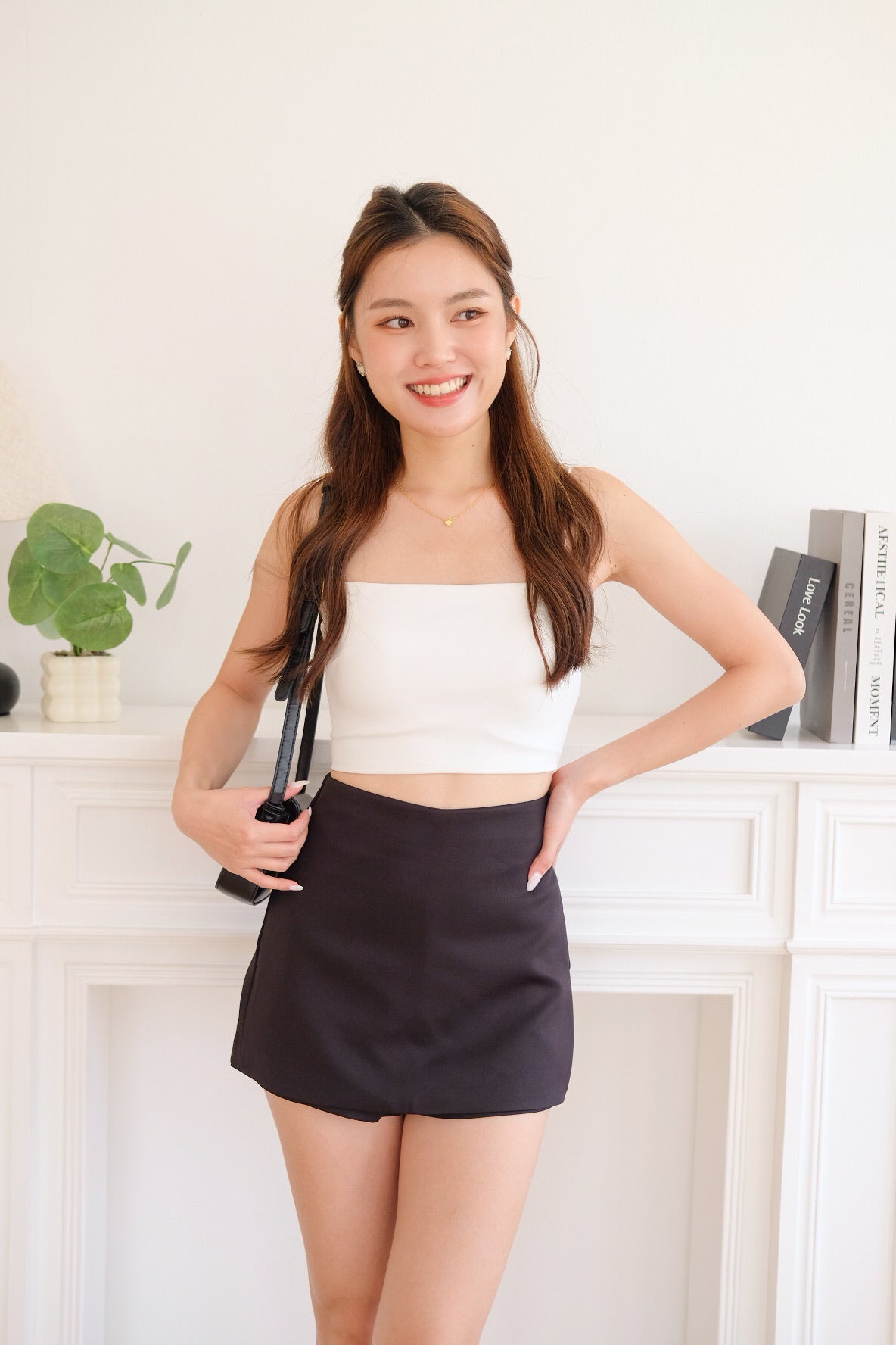 Athena Mini Skorts (Black)
