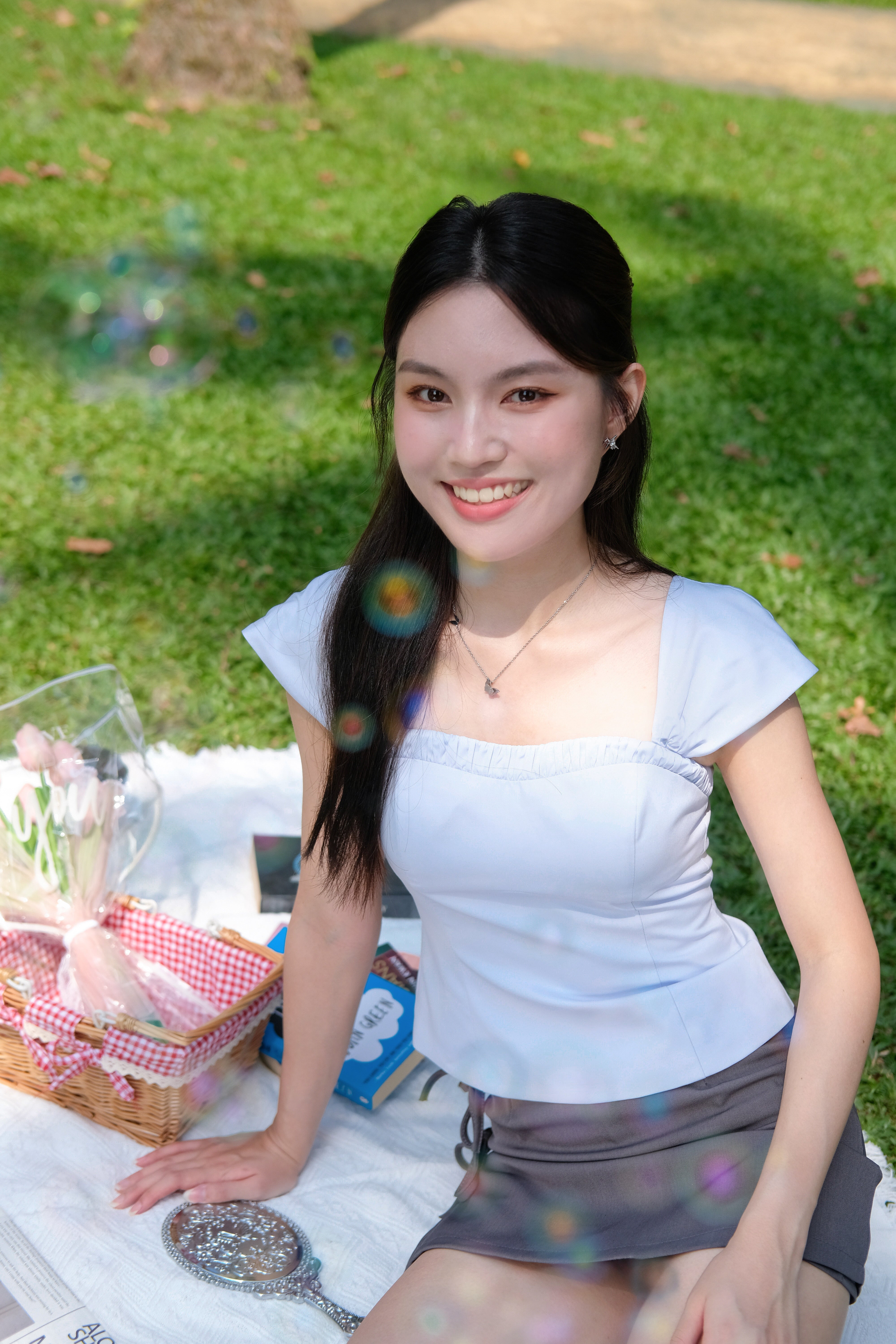 Cap Sleeves (Baby Blue)