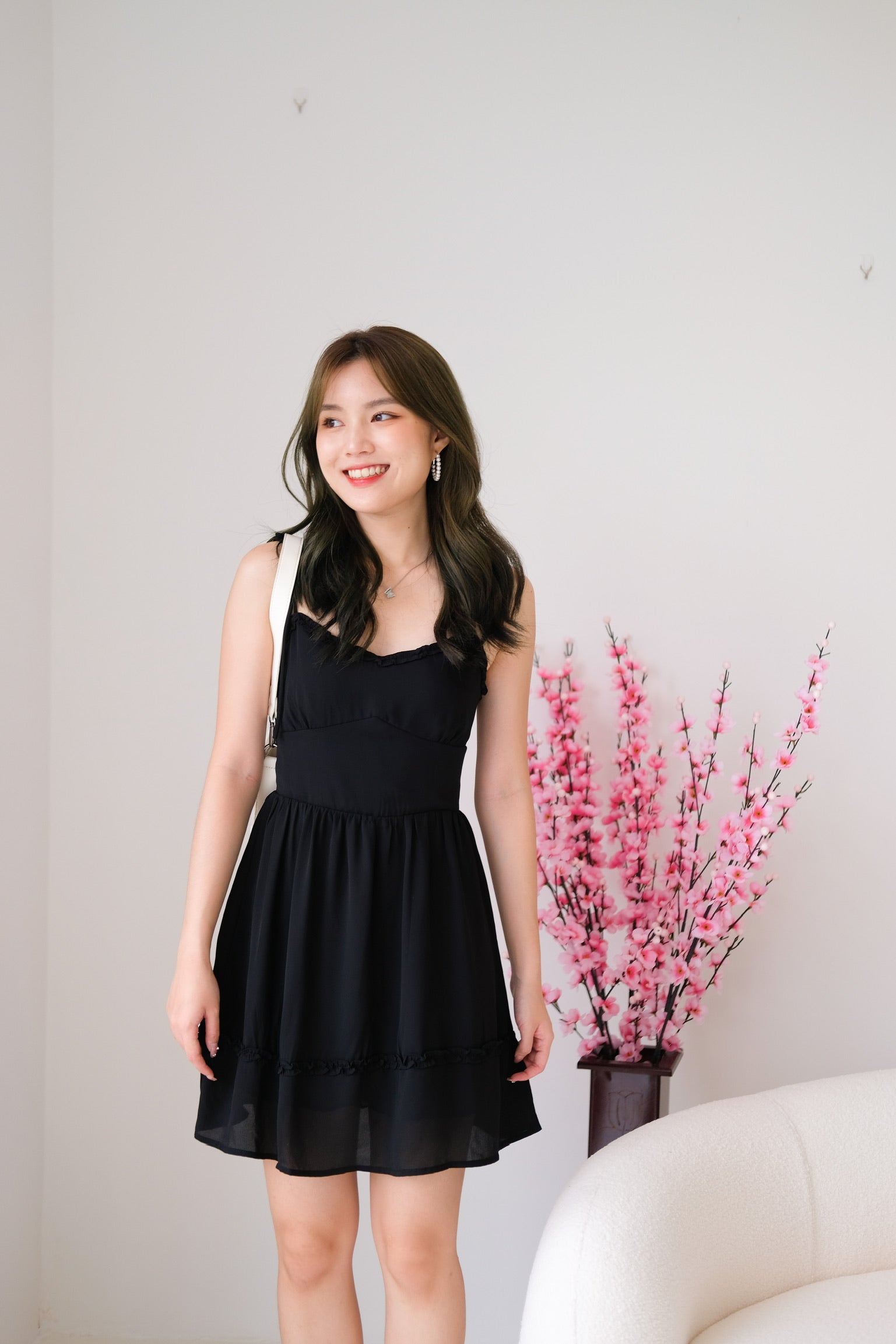 Vezel Flare Dress (Black)