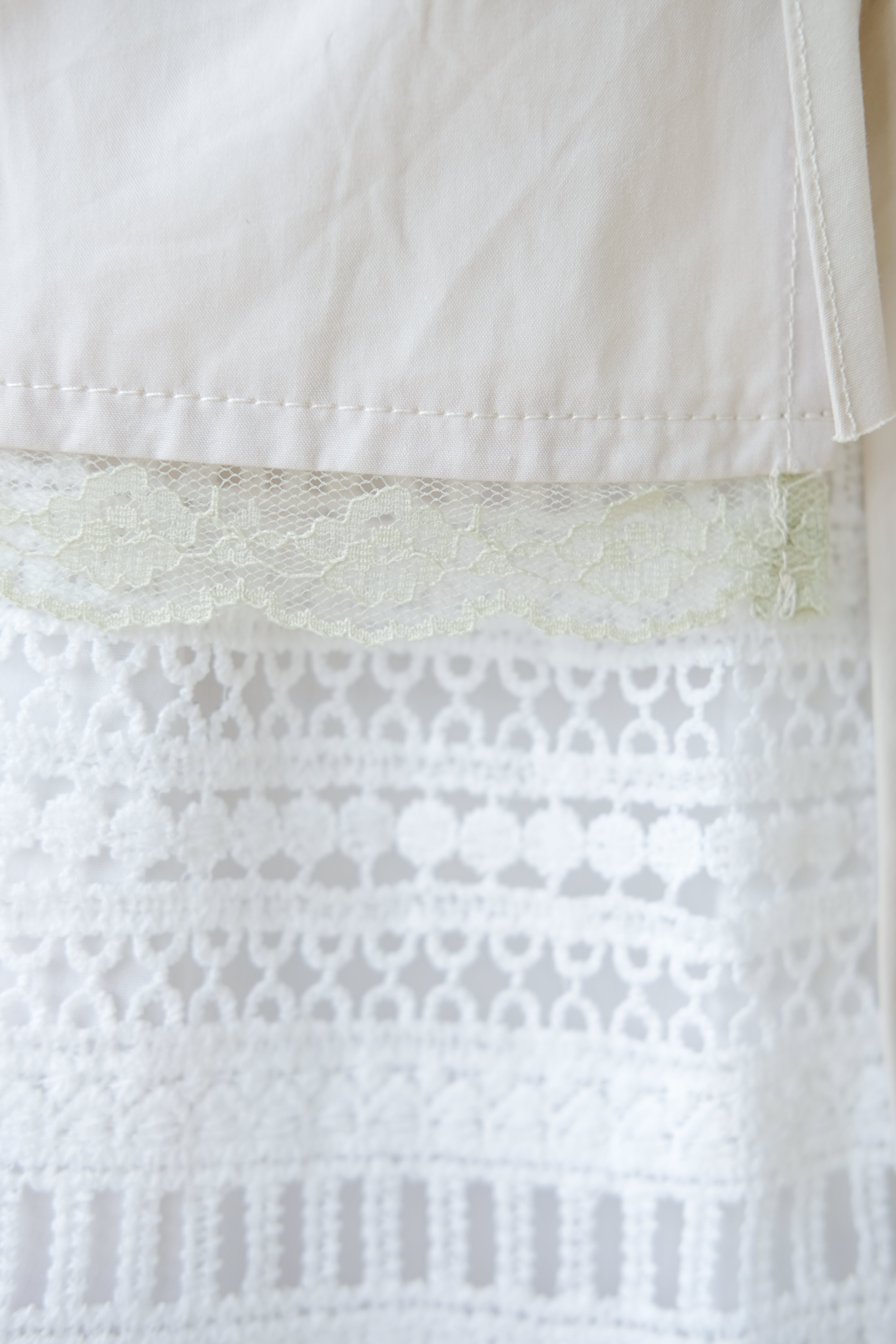Jeanne Lace Drawstring Peplum Top (Taupe)