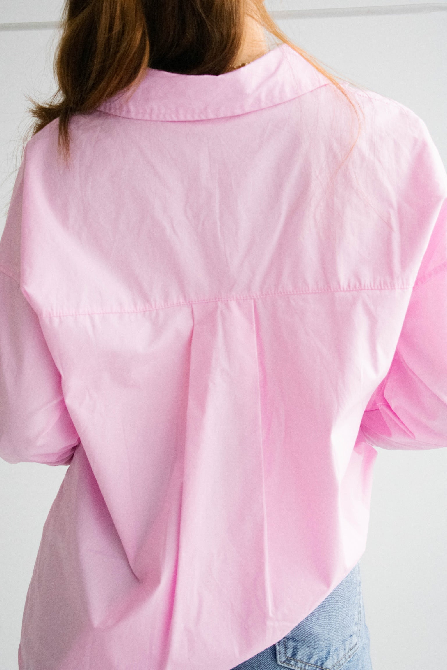 Sanford Boyfriend Shirt (Flamingo Pink)