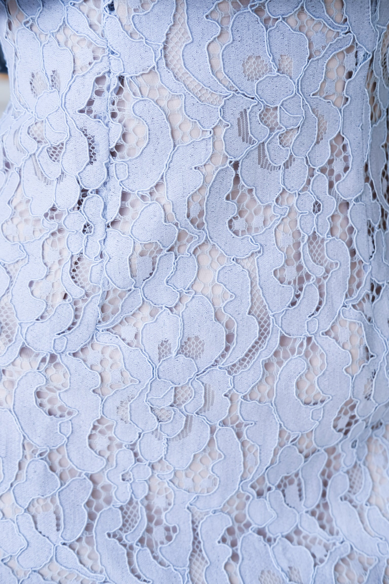 Sora Lace Dinner Dress (Blue)