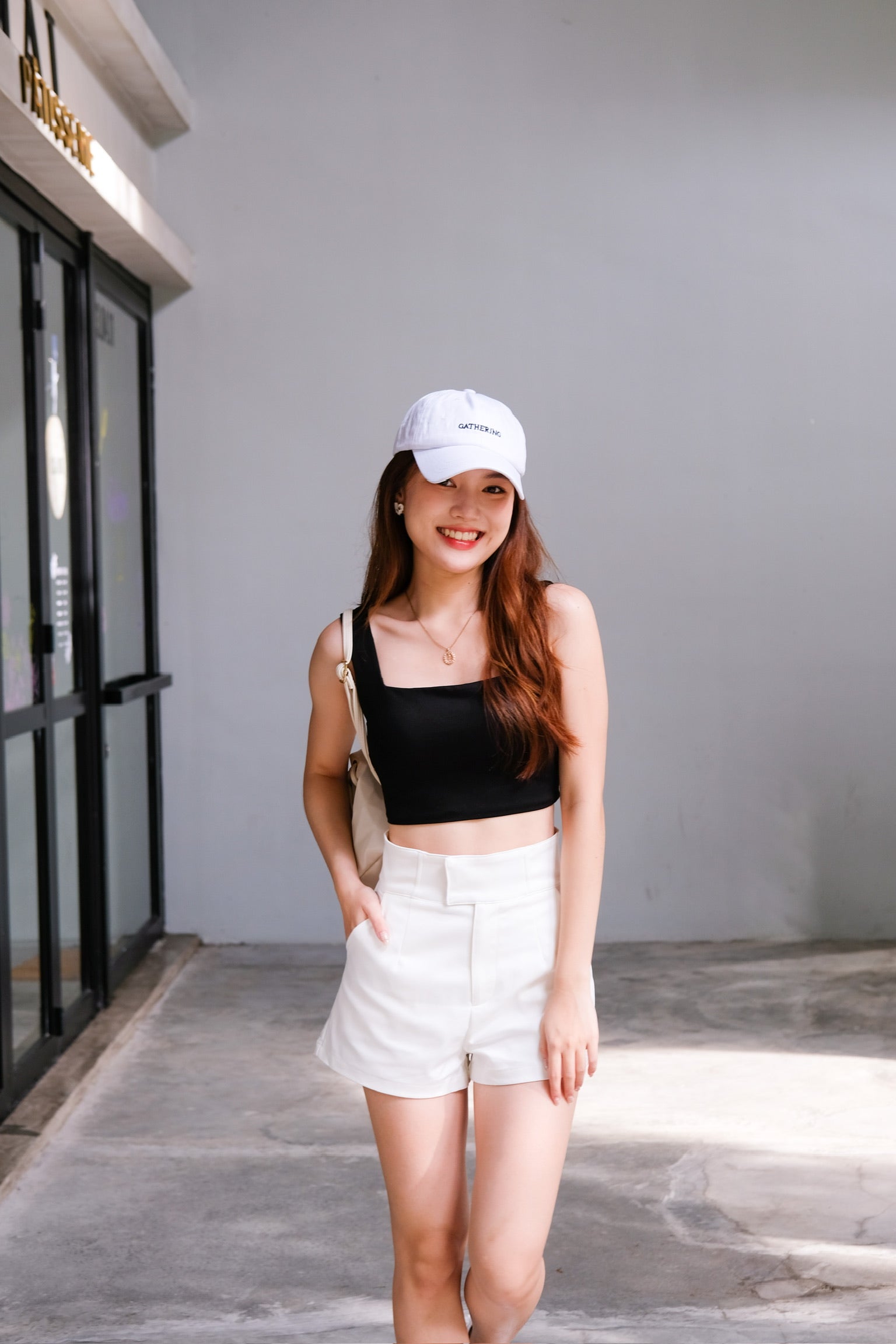 High Waist Shorts (White)