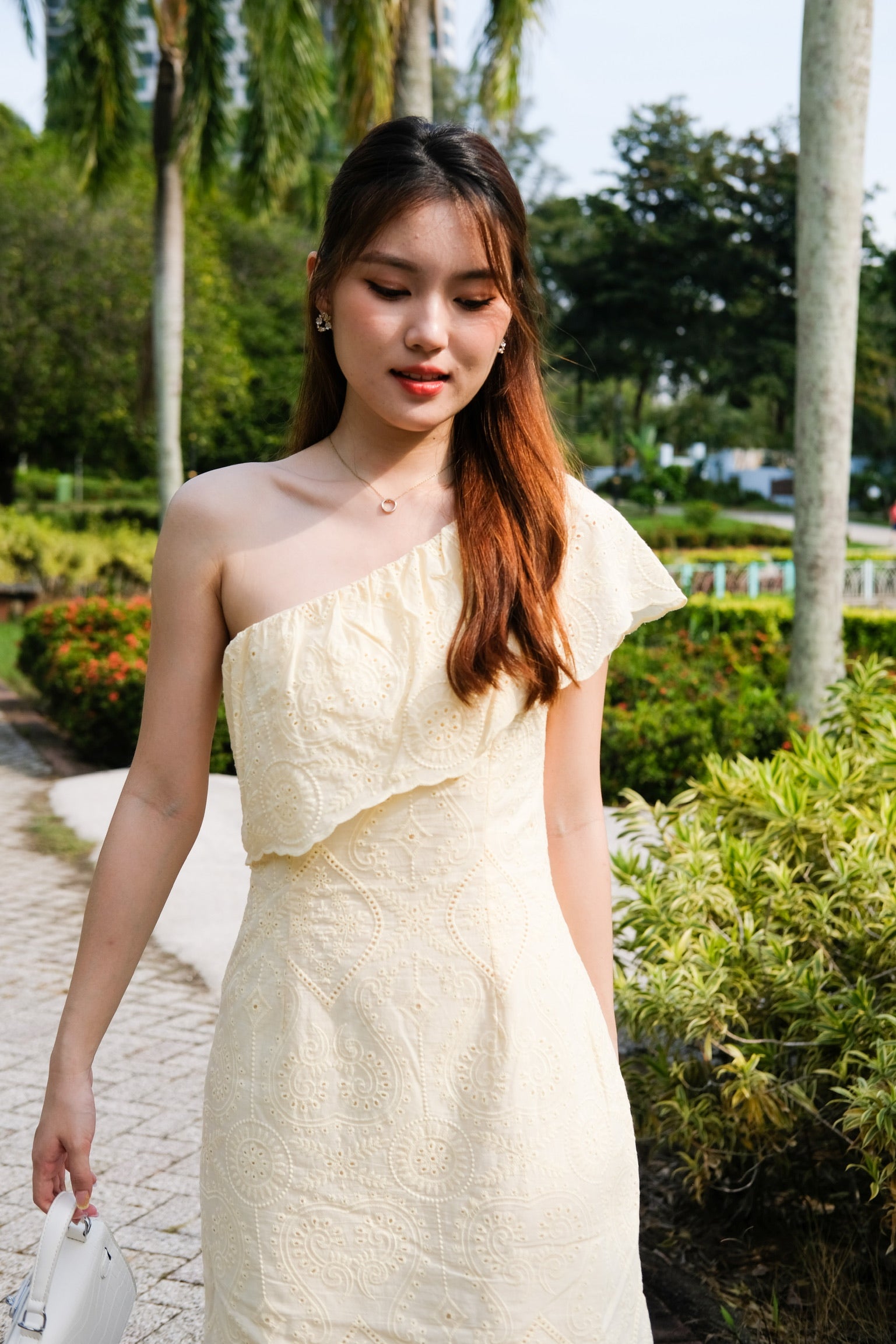 Kayla Crochet Toga Dress (Daffodil Yellow)