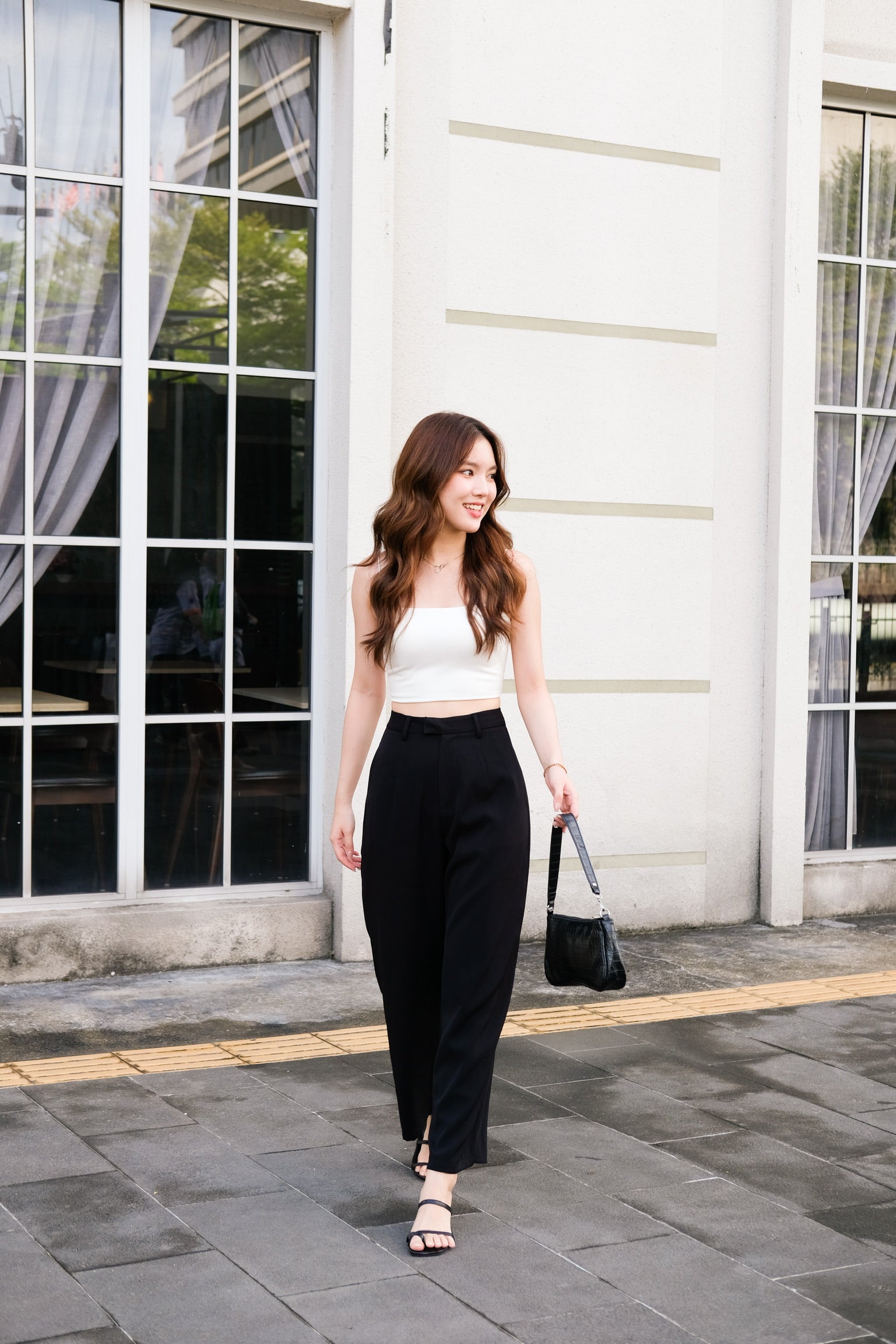 Timeless Straight Pants (Black)