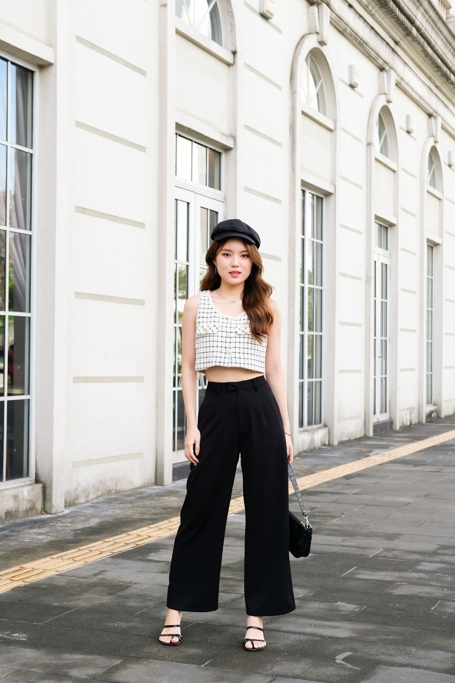 Timeless Straight Pants (Black)