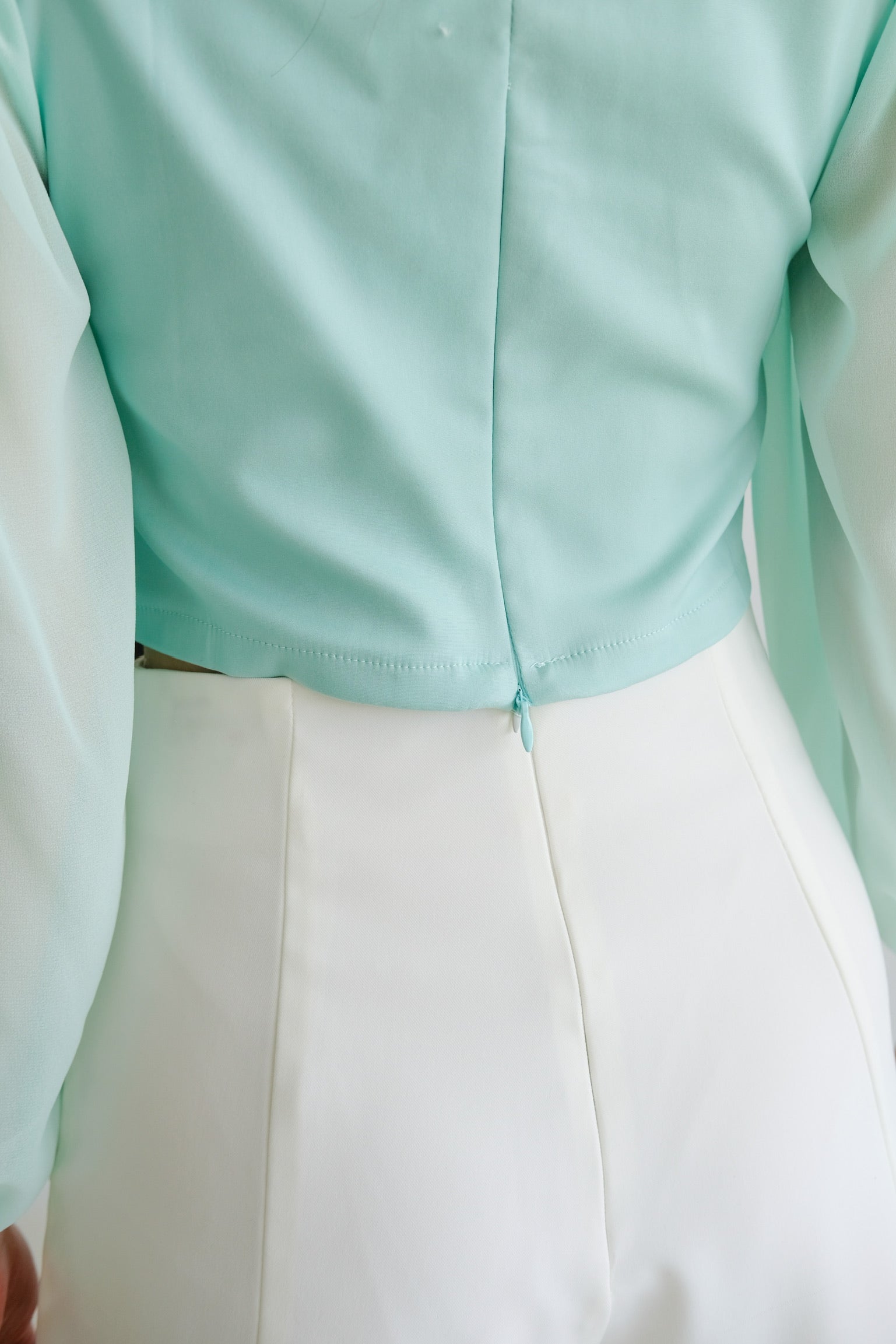 Heliene Sweetheart Mesh Top (Mint)