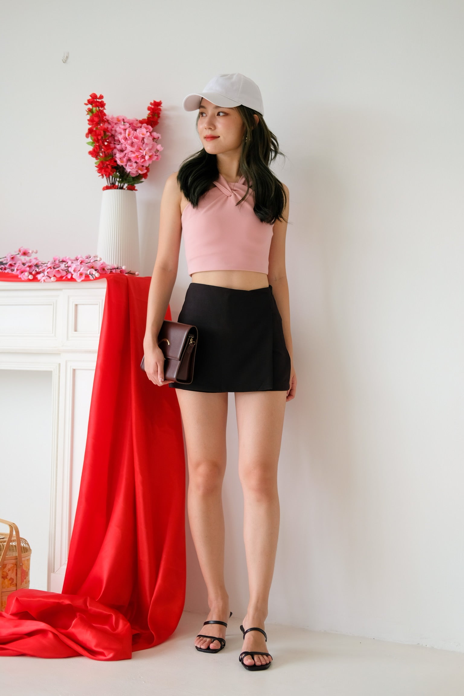 Beverly Wrap Skorts (Black)