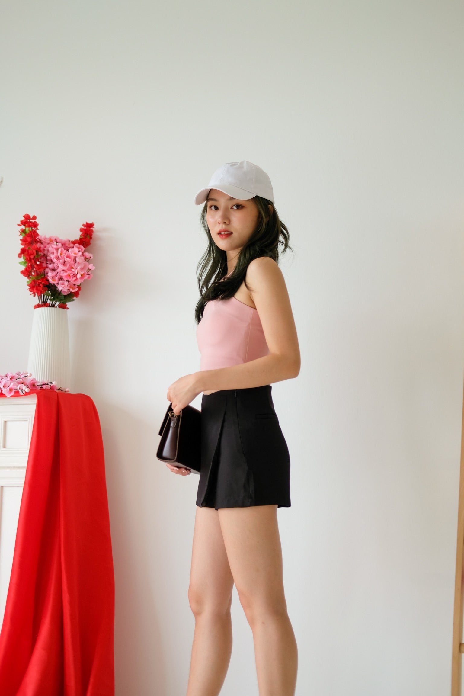 Beverly Wrap Skorts (Black)