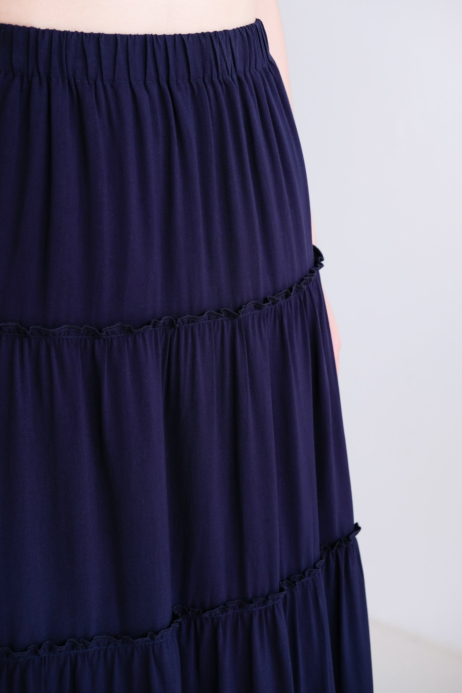 Theresa Maxi Skirt (Navy Blue)