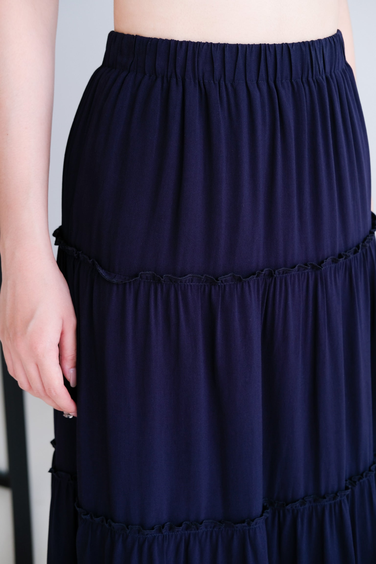 Theresa Maxi Skirt (Navy Blue)