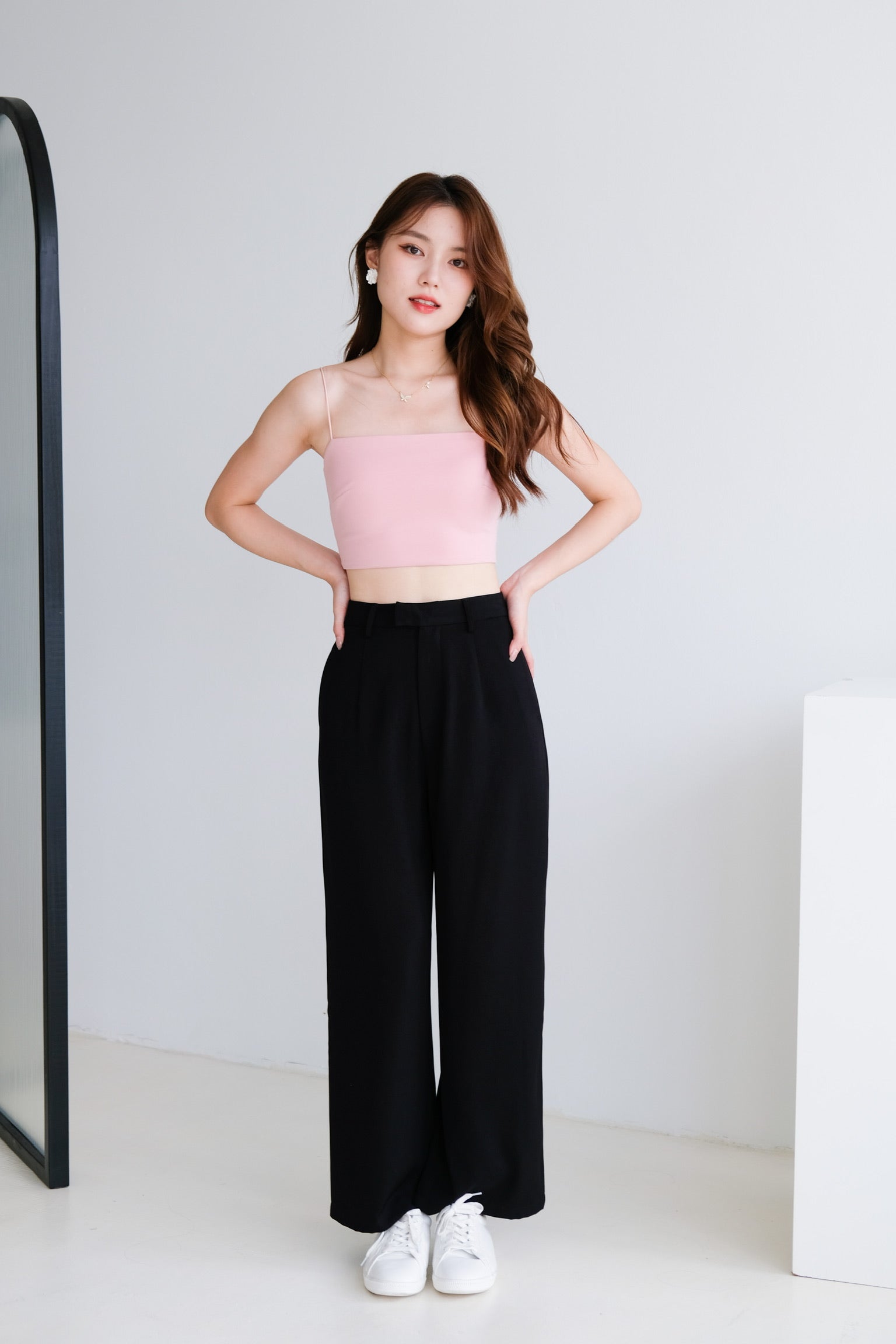 Timeless Straight Pants (Black)