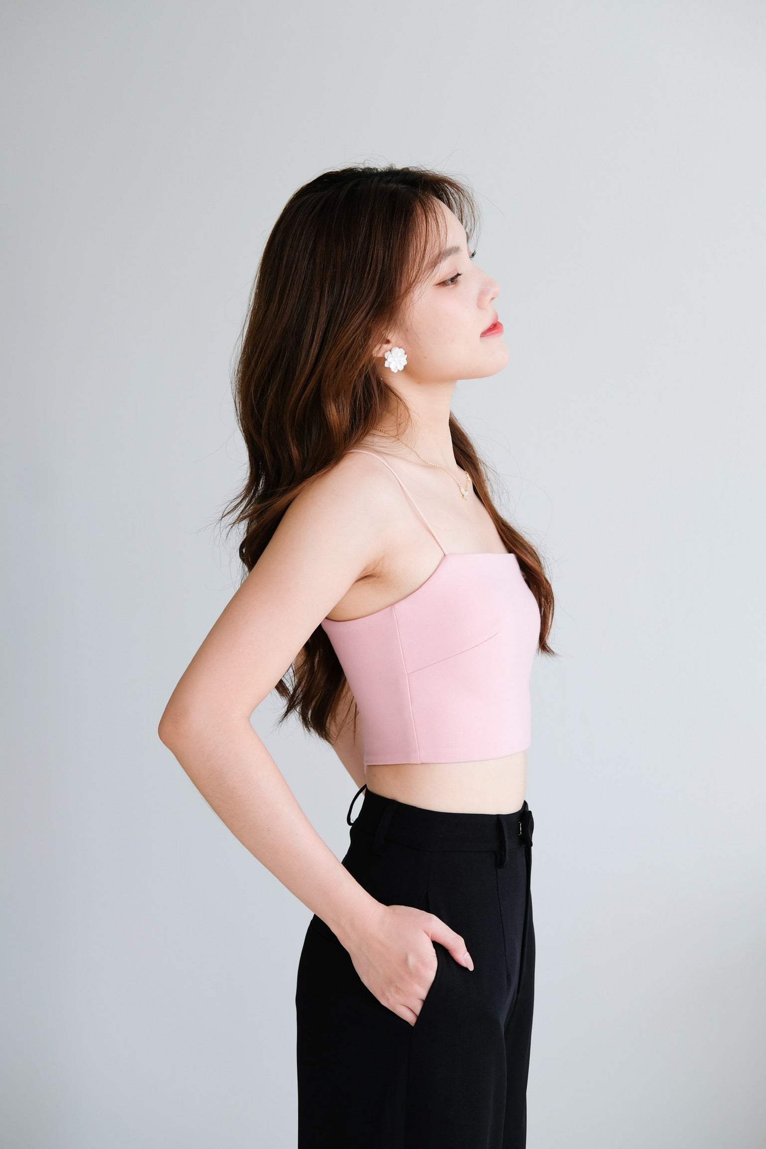 Iconic Padded Cami Top (Blush Pink)