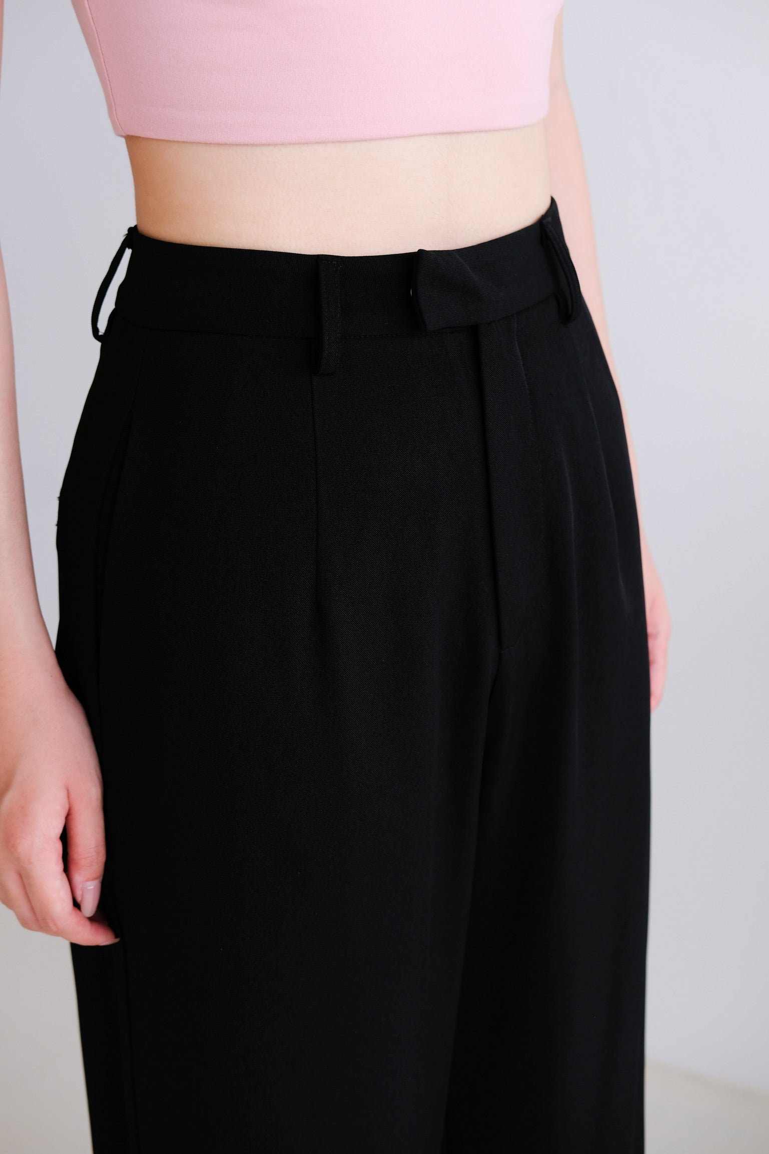 Timeless Straight Pants (Black)