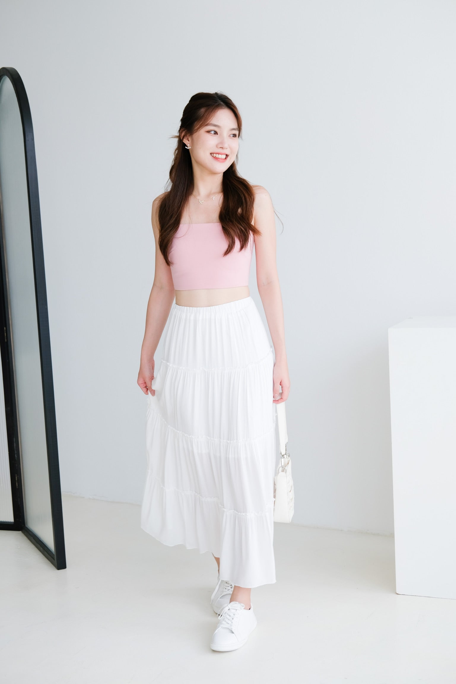 Theresa Maxi Skirt (White)