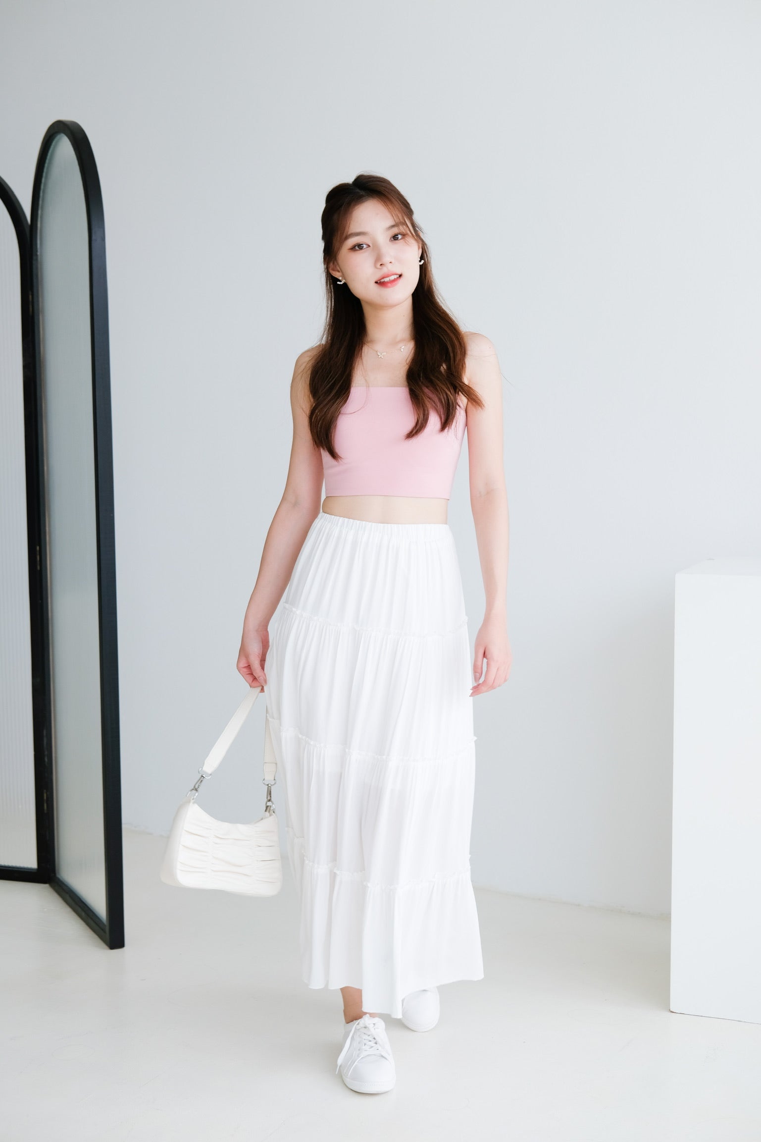 Theresa Maxi Skirt (White)