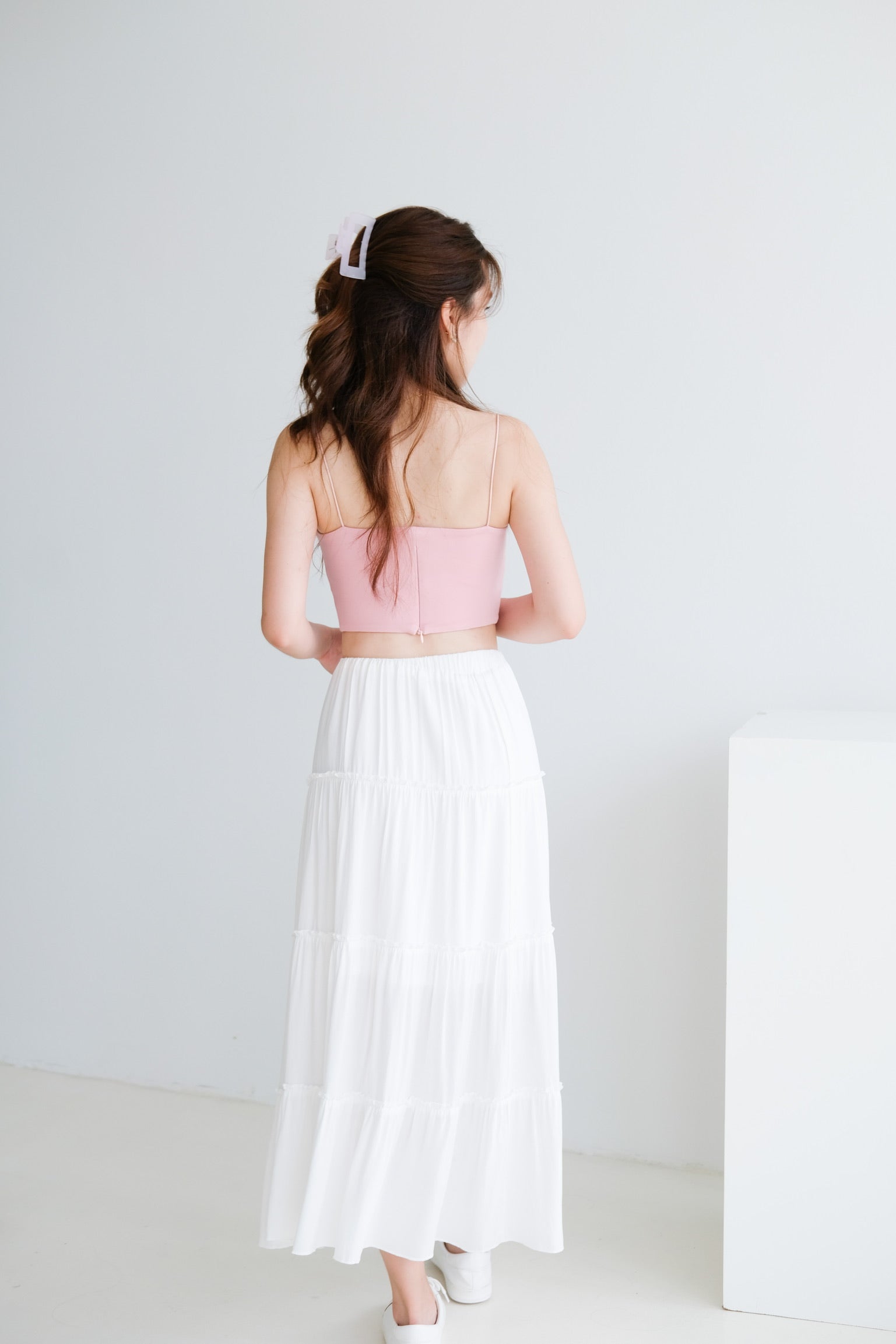 Theresa Maxi Skirt (White)