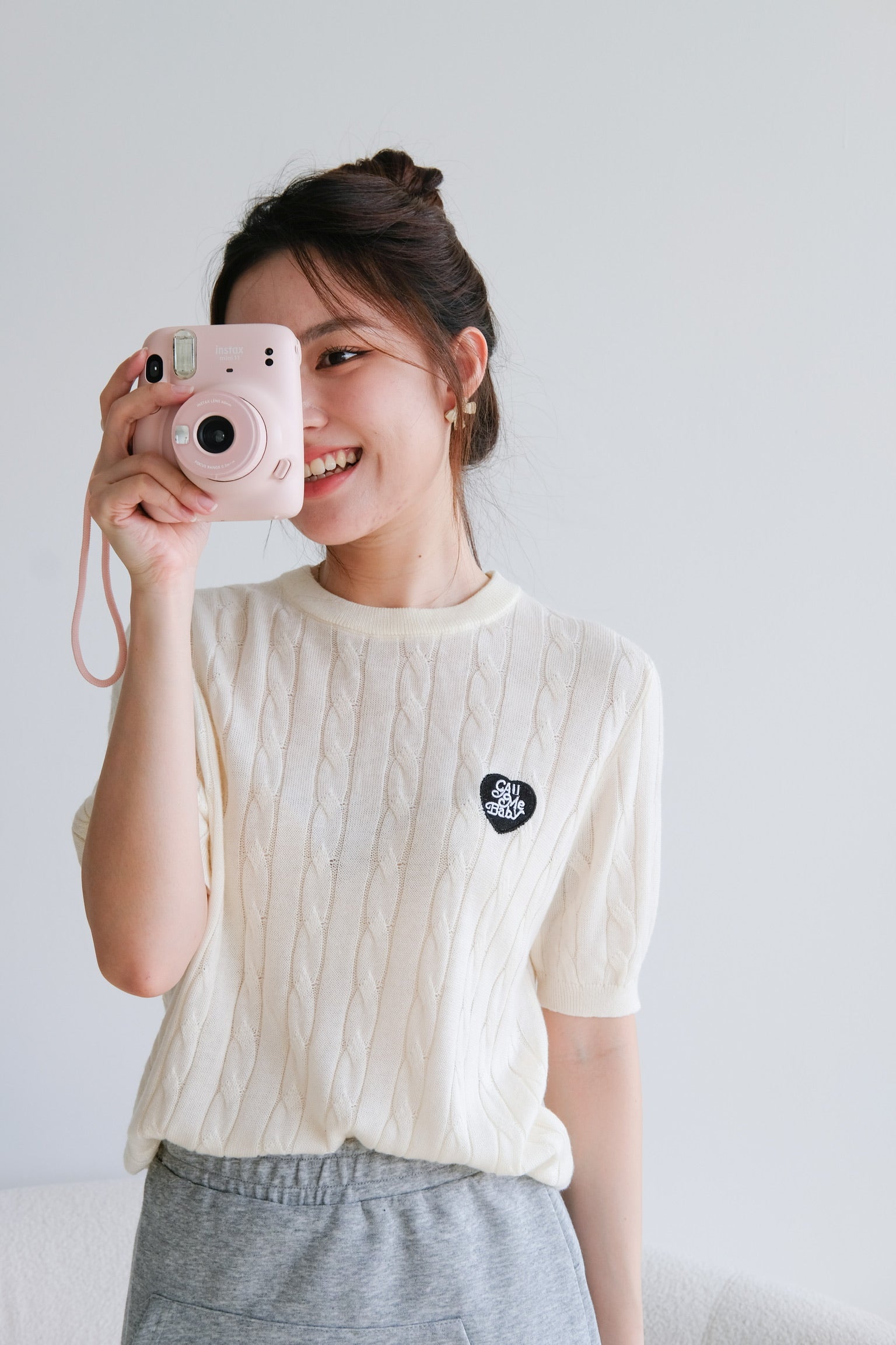 Call Me Baby Knit Shirt (Oat)