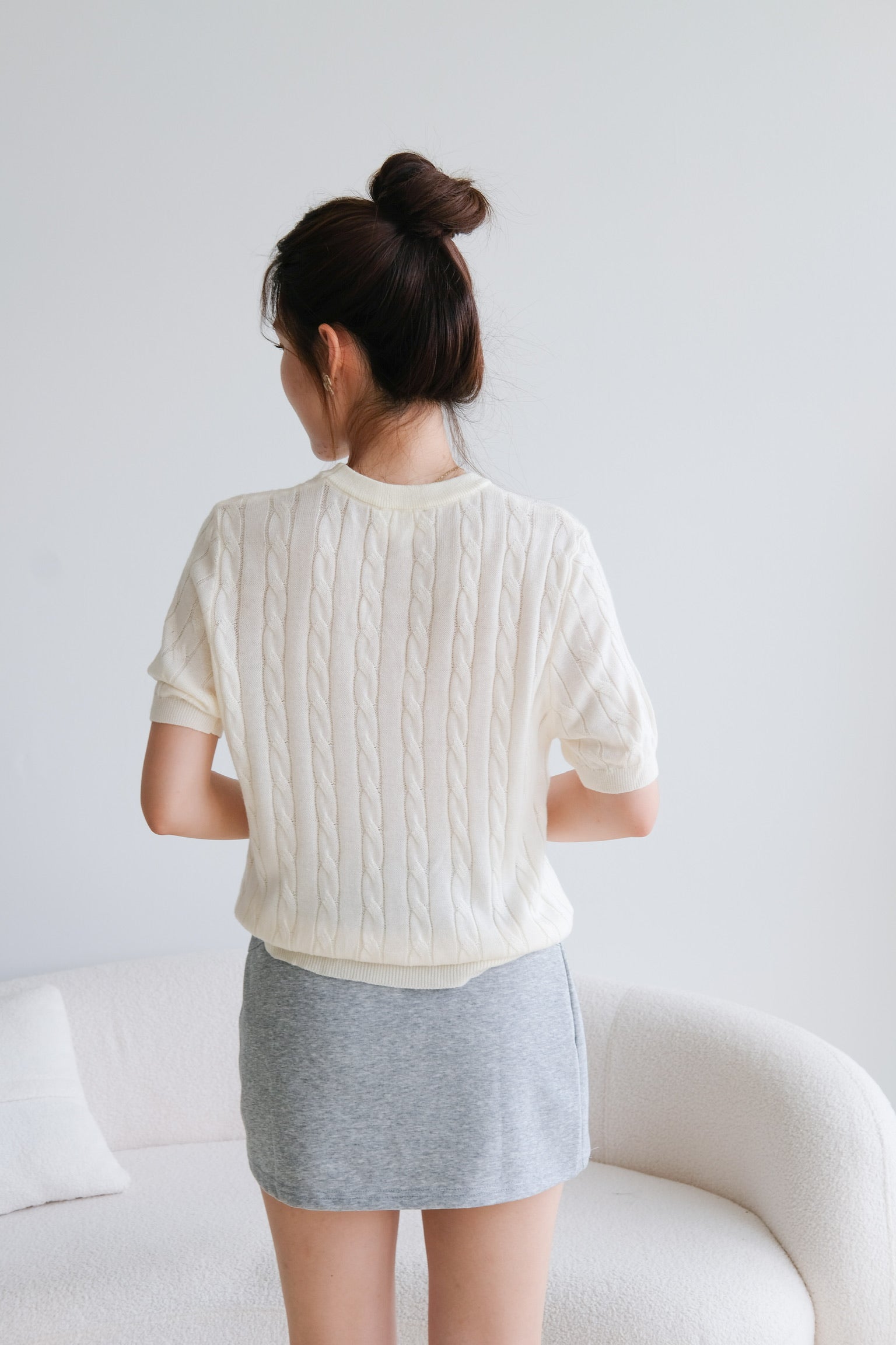 Call Me Baby Knit Shirt (Oat)