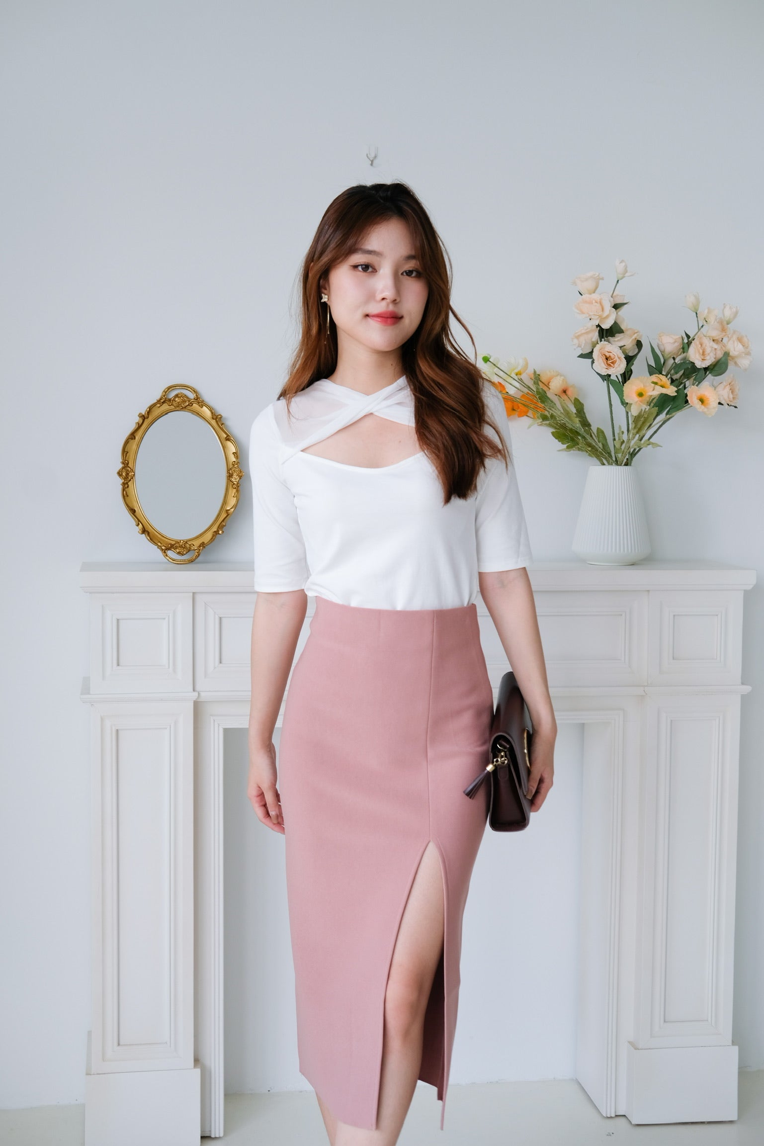 Juno Twist Top (White)