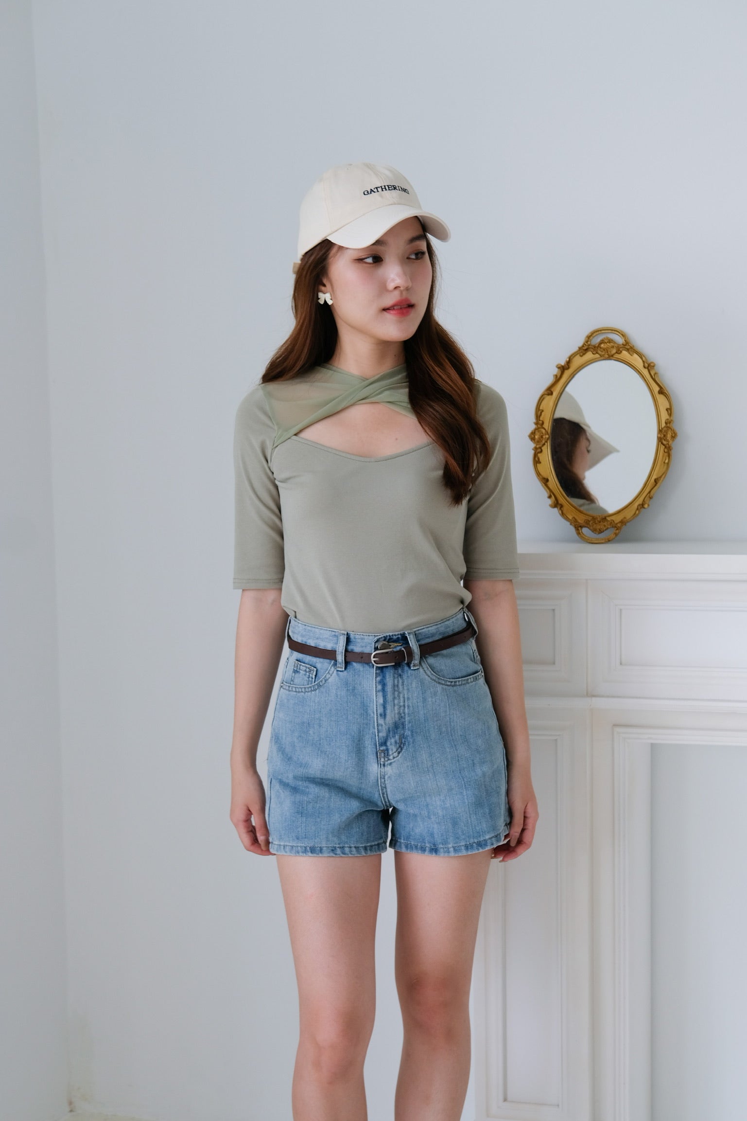 Juno Twist Top (Pistachio)