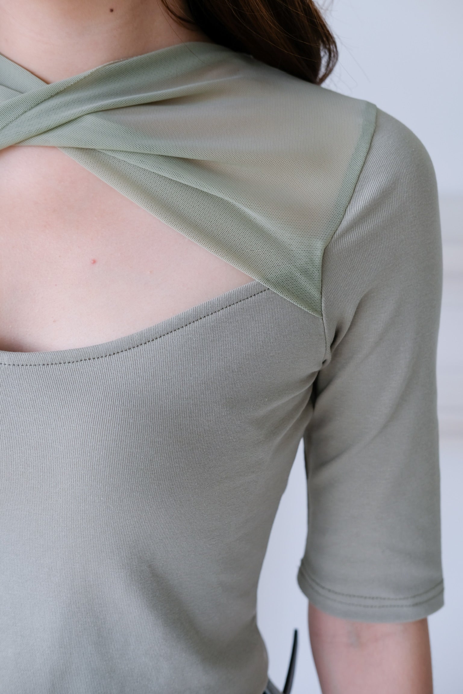 Juno Twist Top (Pistachio)
