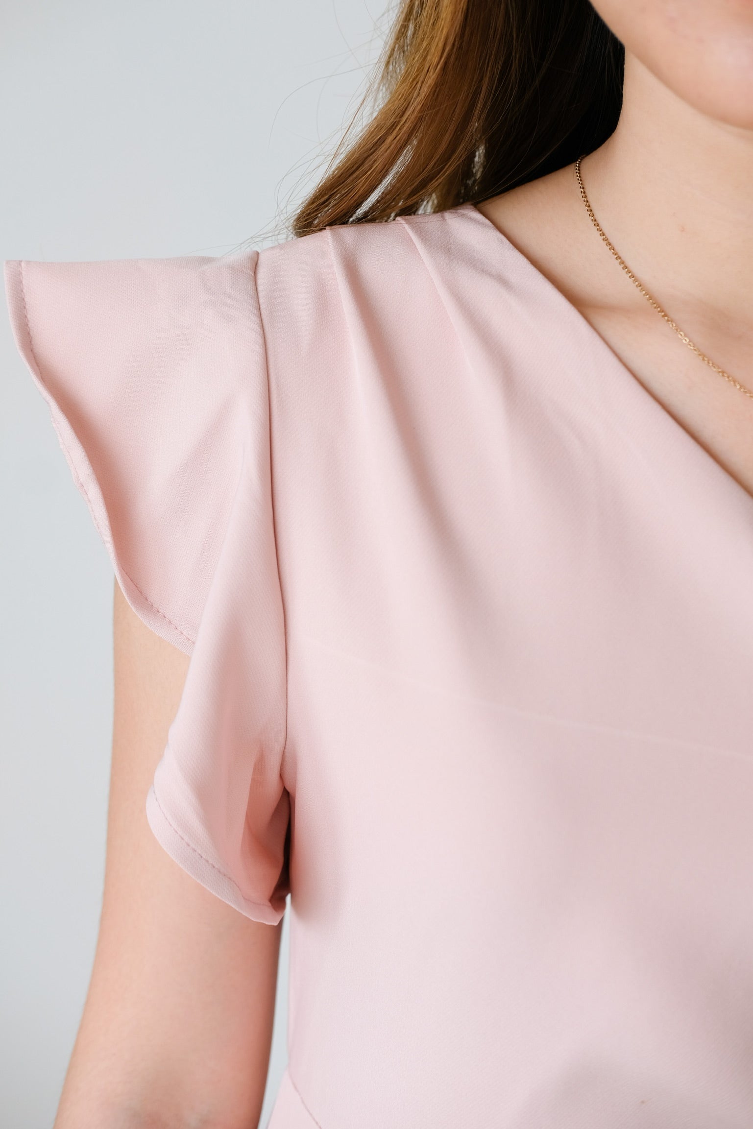 Bianca Toga Ruffle Dress (Pink)