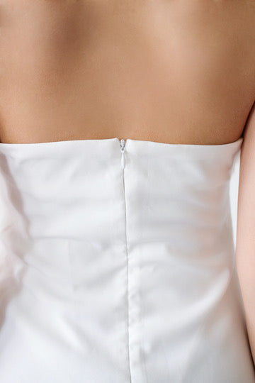 White Tube Mini Dress