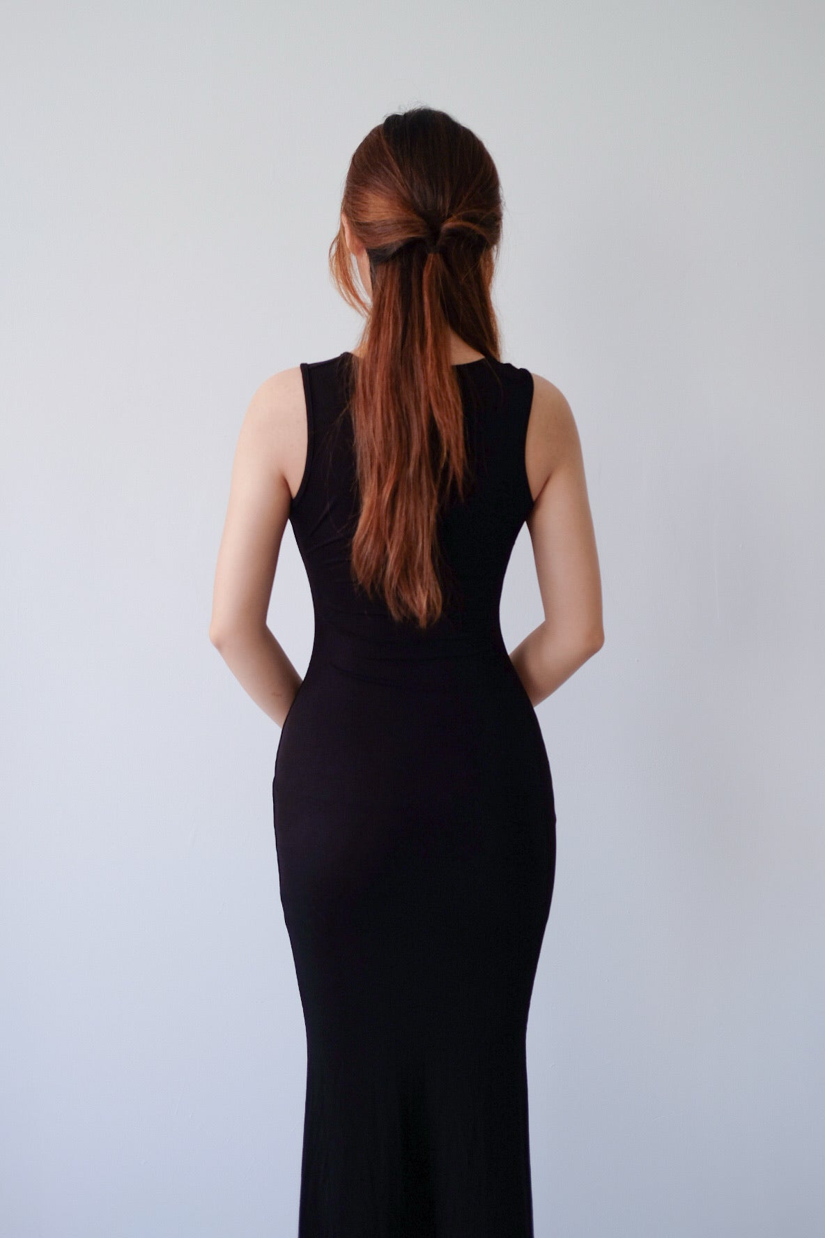 Black Bodycon Maxi Dress