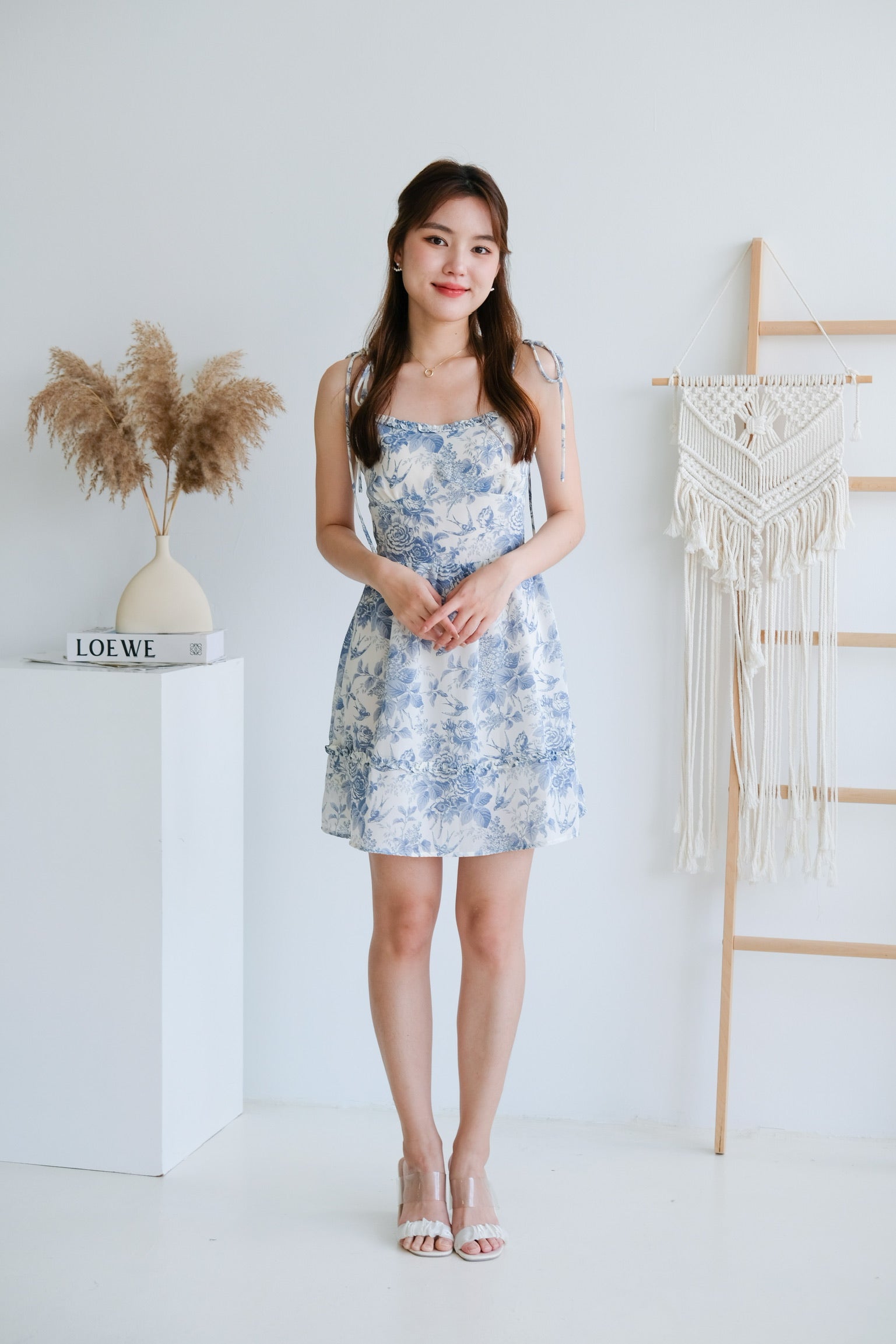 Vezel Flare Dress (Porcelain Blue)