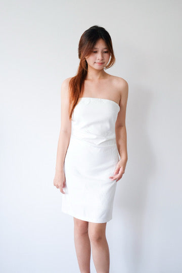 White Tube Mini Dress