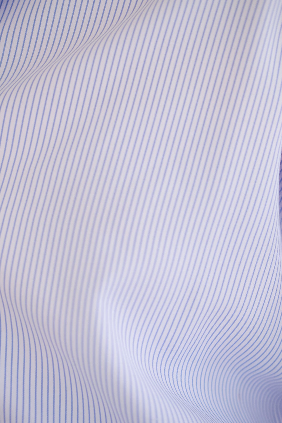 Downtown Oversized Shirt (Ice Blue Stripes)