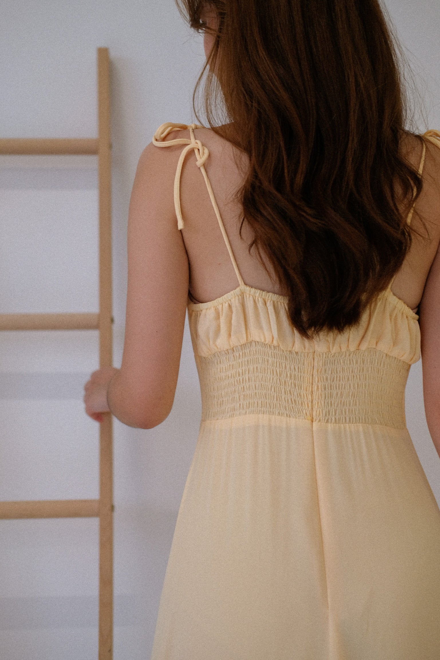 Vivi Ruffle Midaxi Dress (Honey)