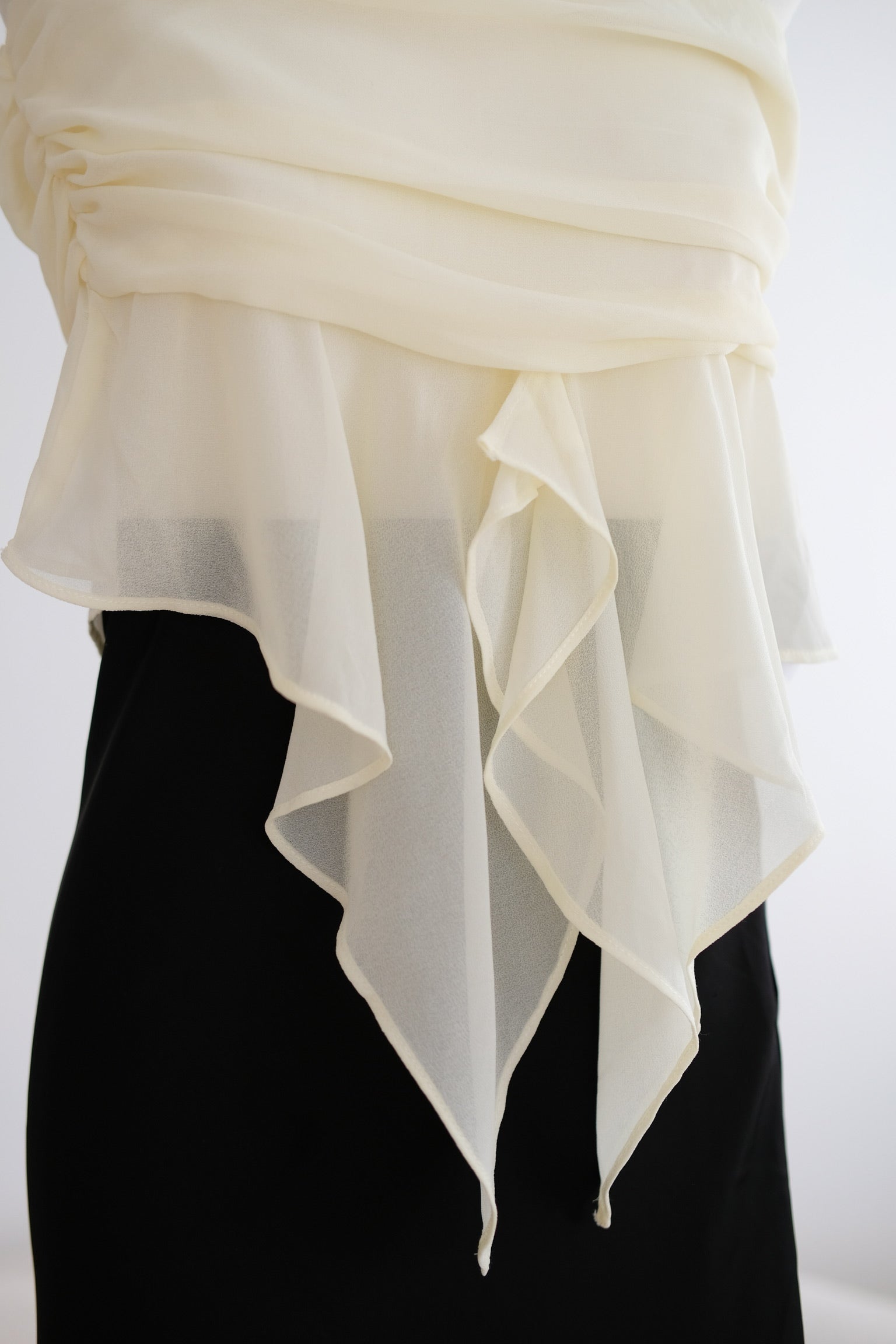 Tube Ruffle Top (Yellow)