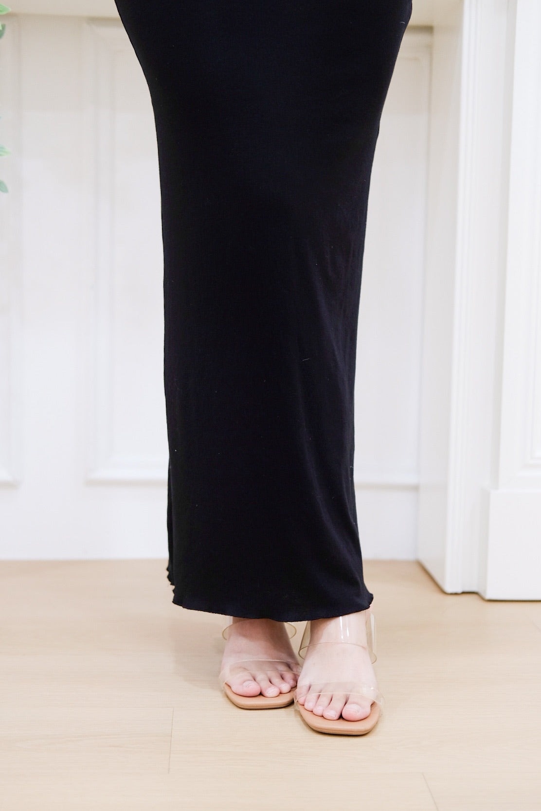 Sienna Cotton Maxi Skirt (Black) [ ETA 26 Aug ]
