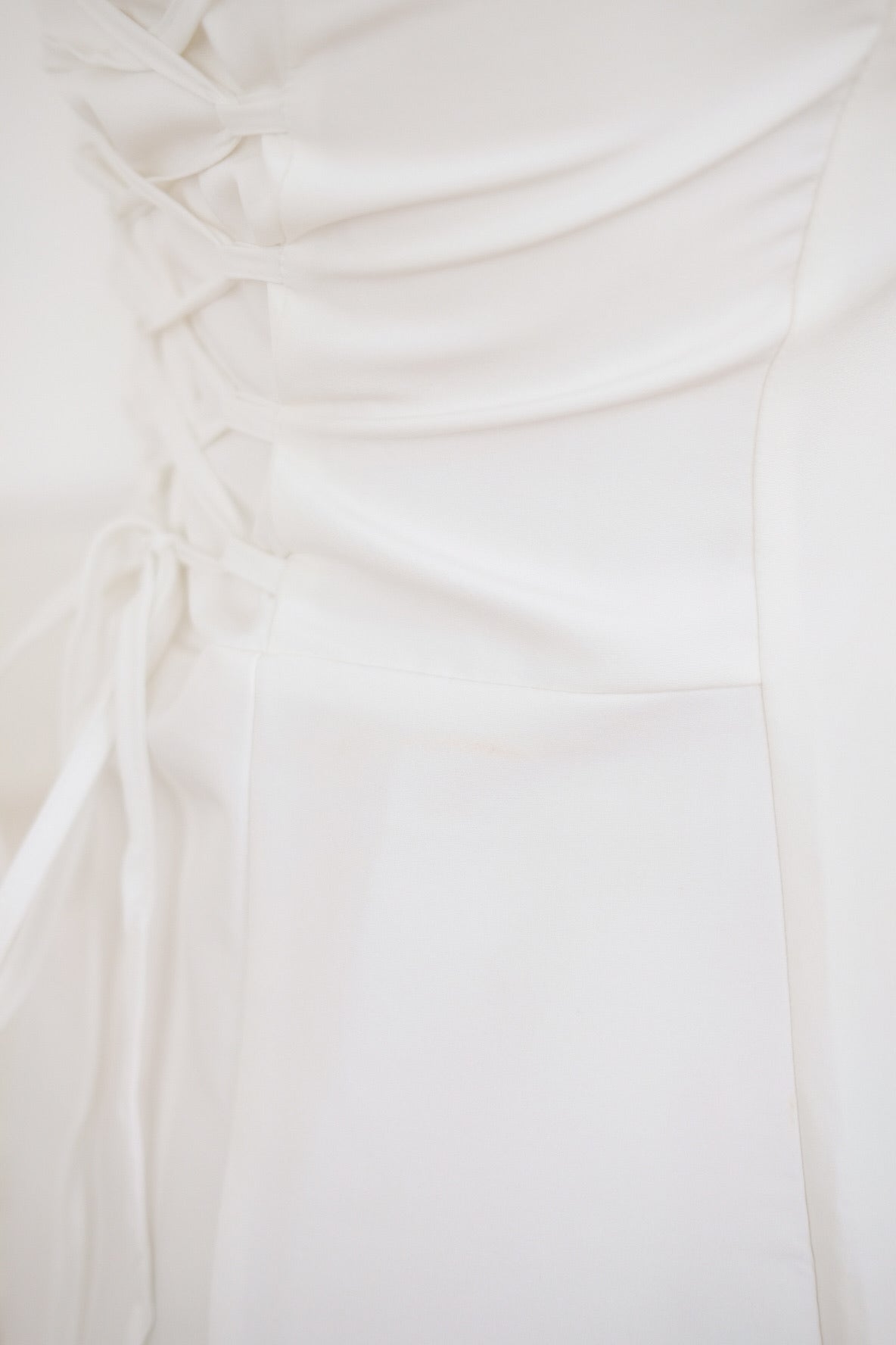 White Flare Mini Dress