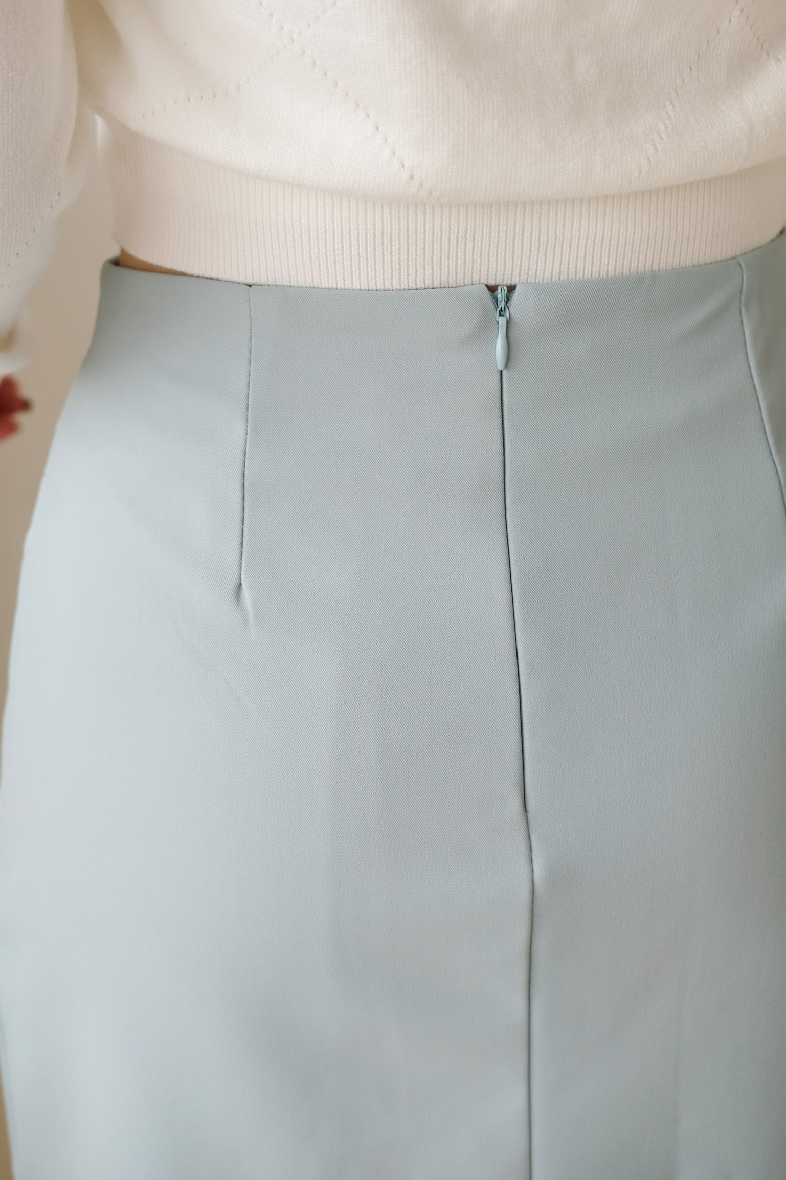 Odette Wrap Skirt (Frost Blue)