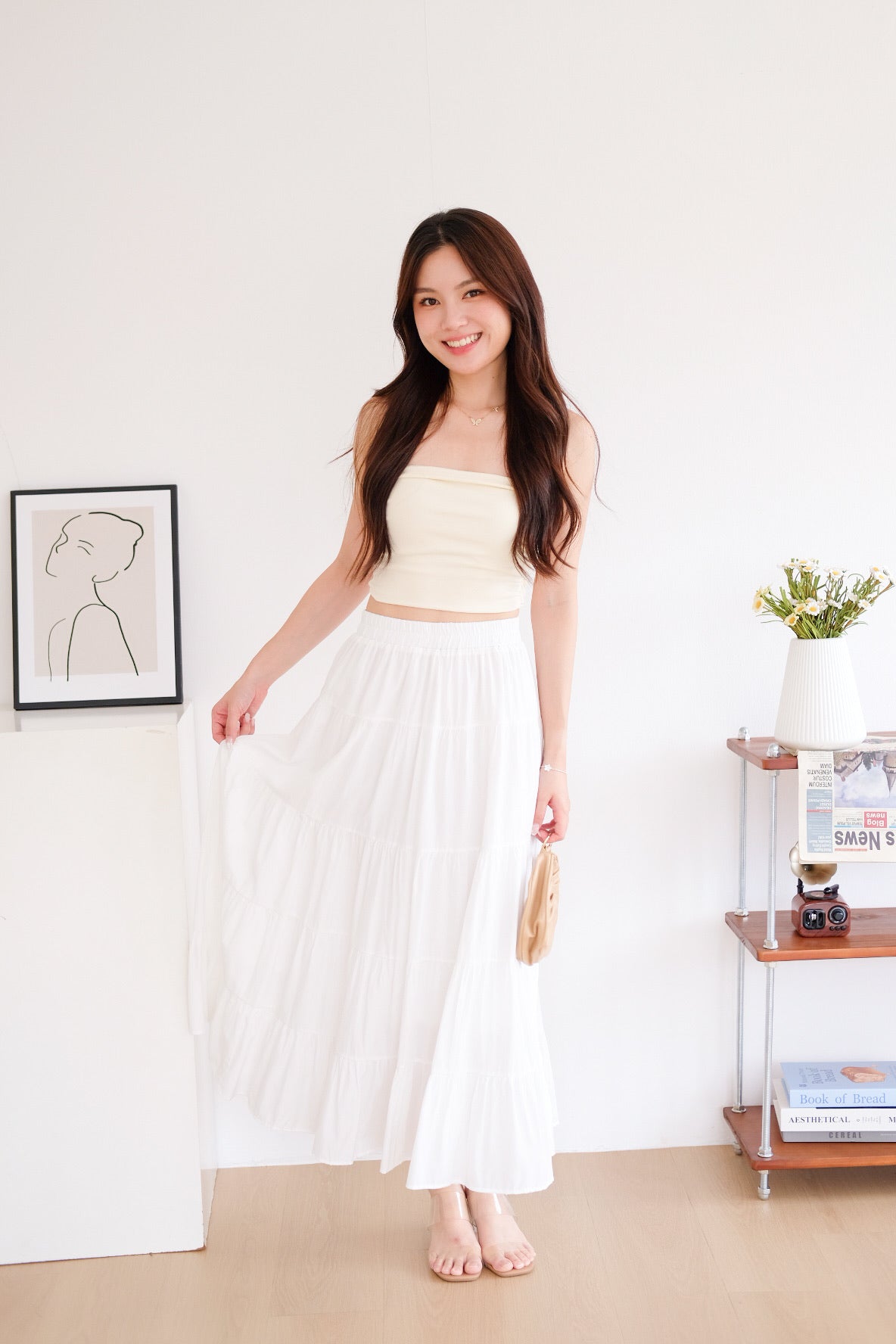 Obsession Tube Crop Top (Light Yellow)  [ETA 9 Jul]