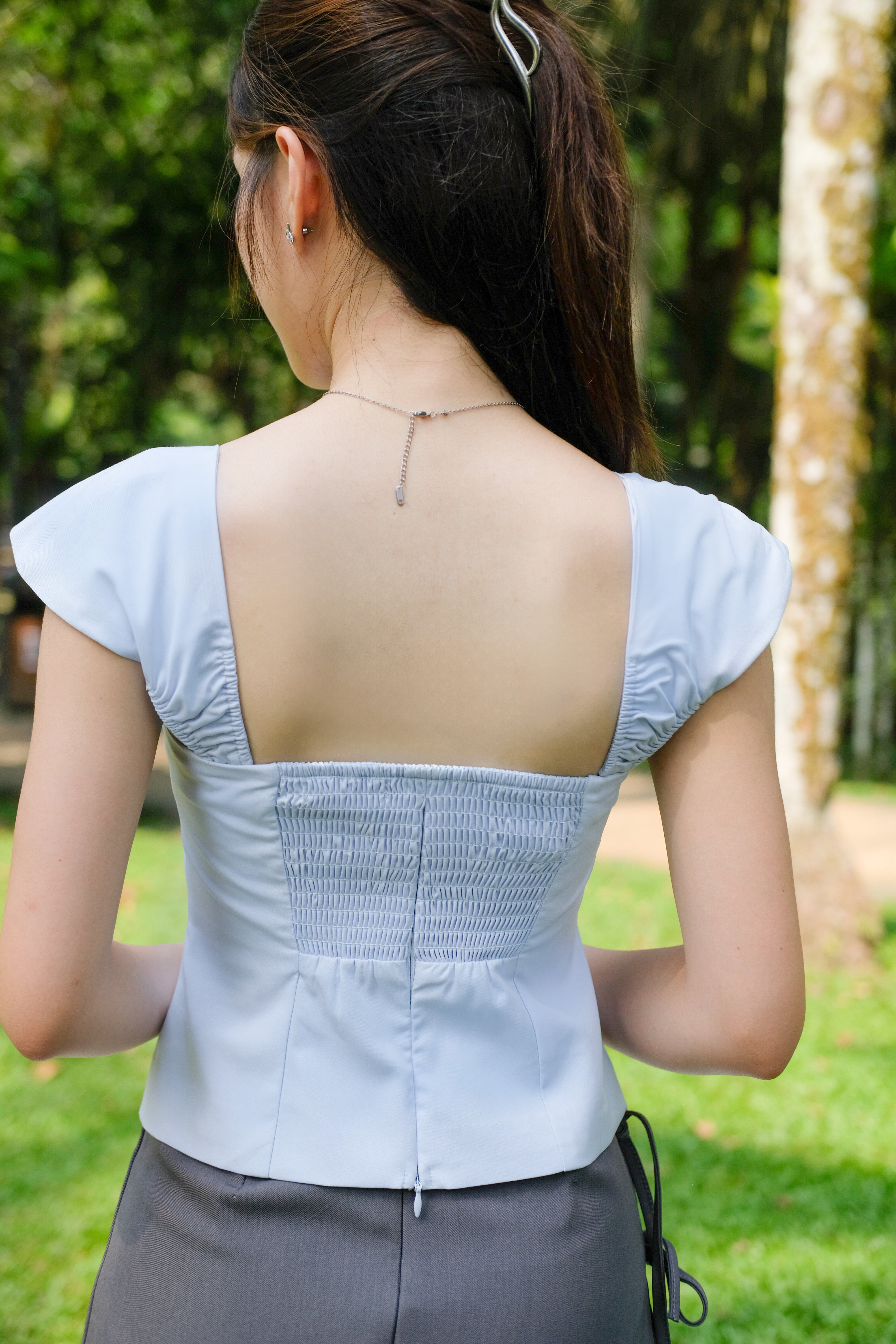Cap Sleeves (Baby Blue)