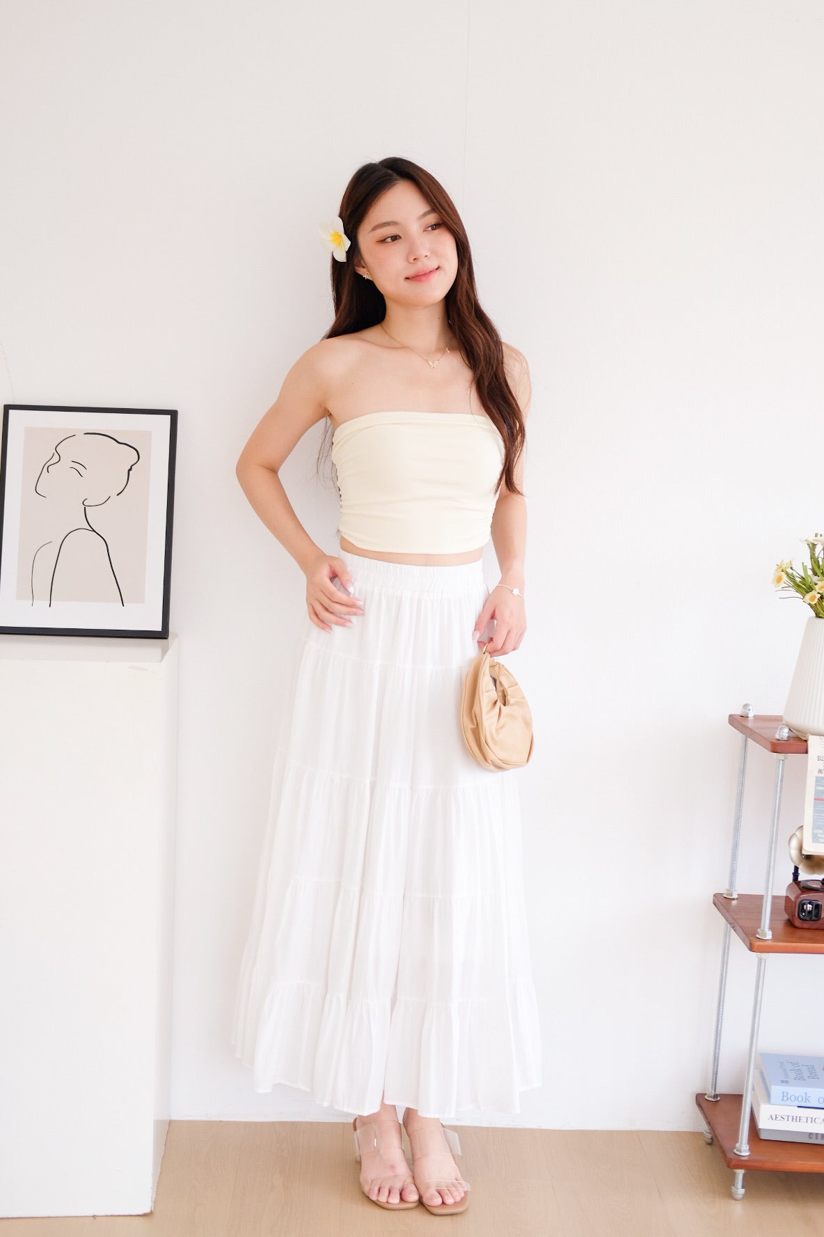 Obsession Tube Crop Top (Light Yellow)  [ETA 9 Jul]