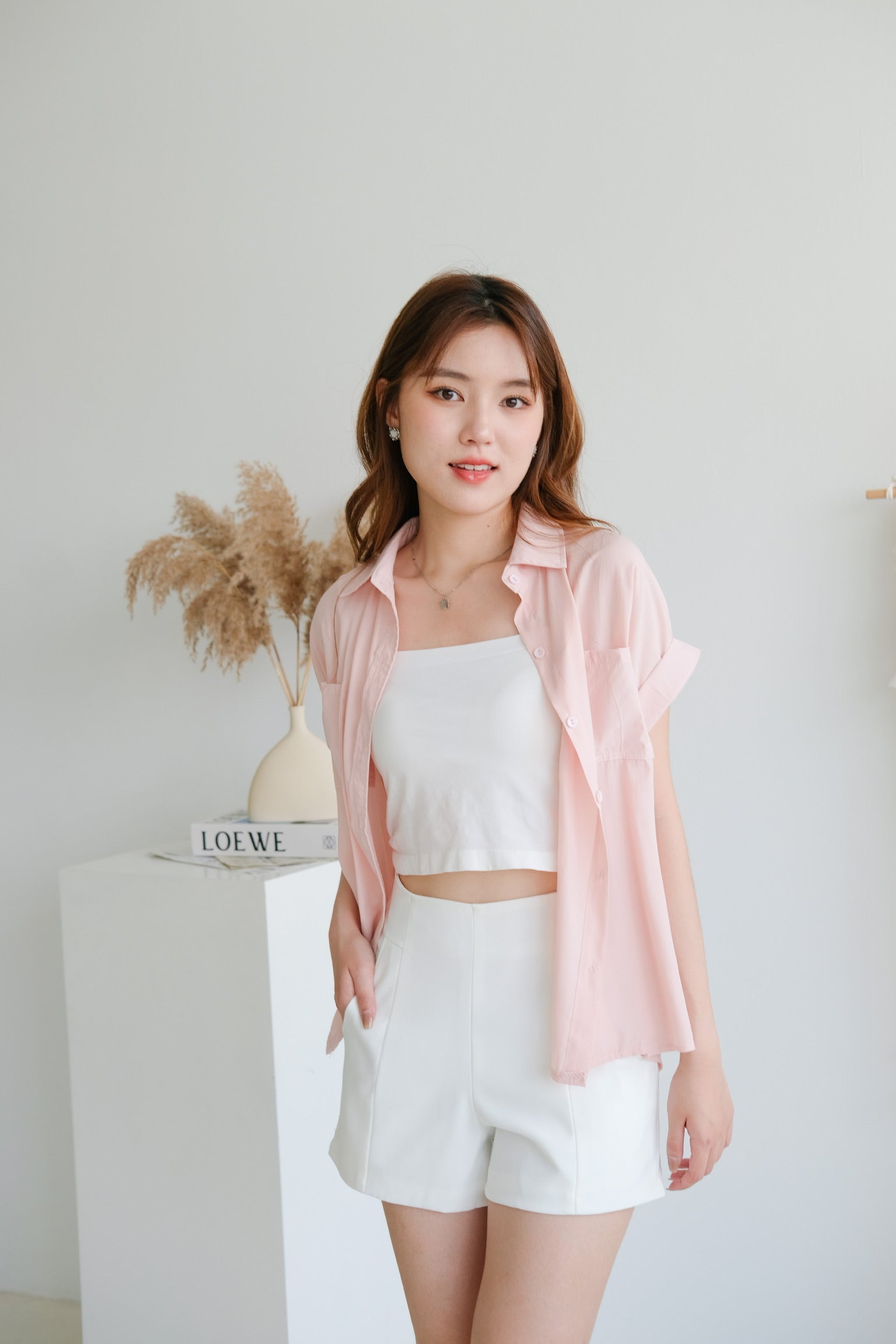 Eunji Korean Blouse (Pink)