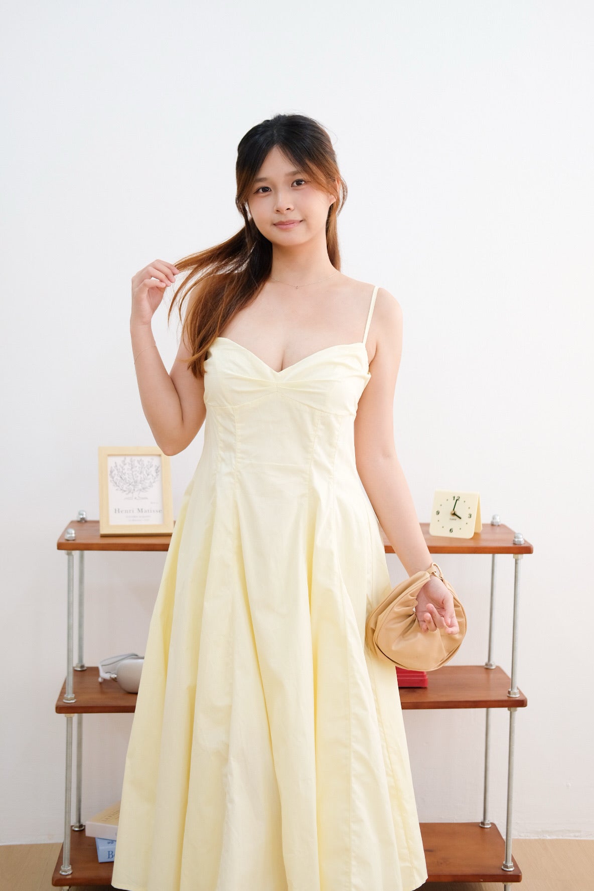 Yellow Sweetheart Maxi Dress