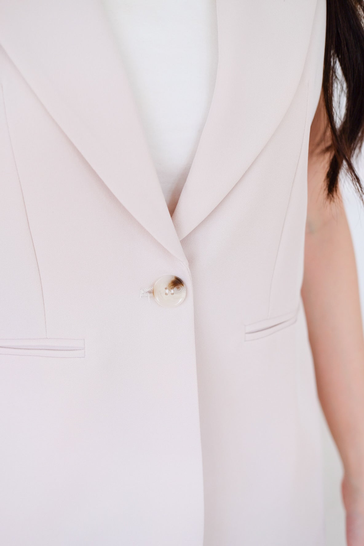 Sherry Vest Outerwear (Beige)