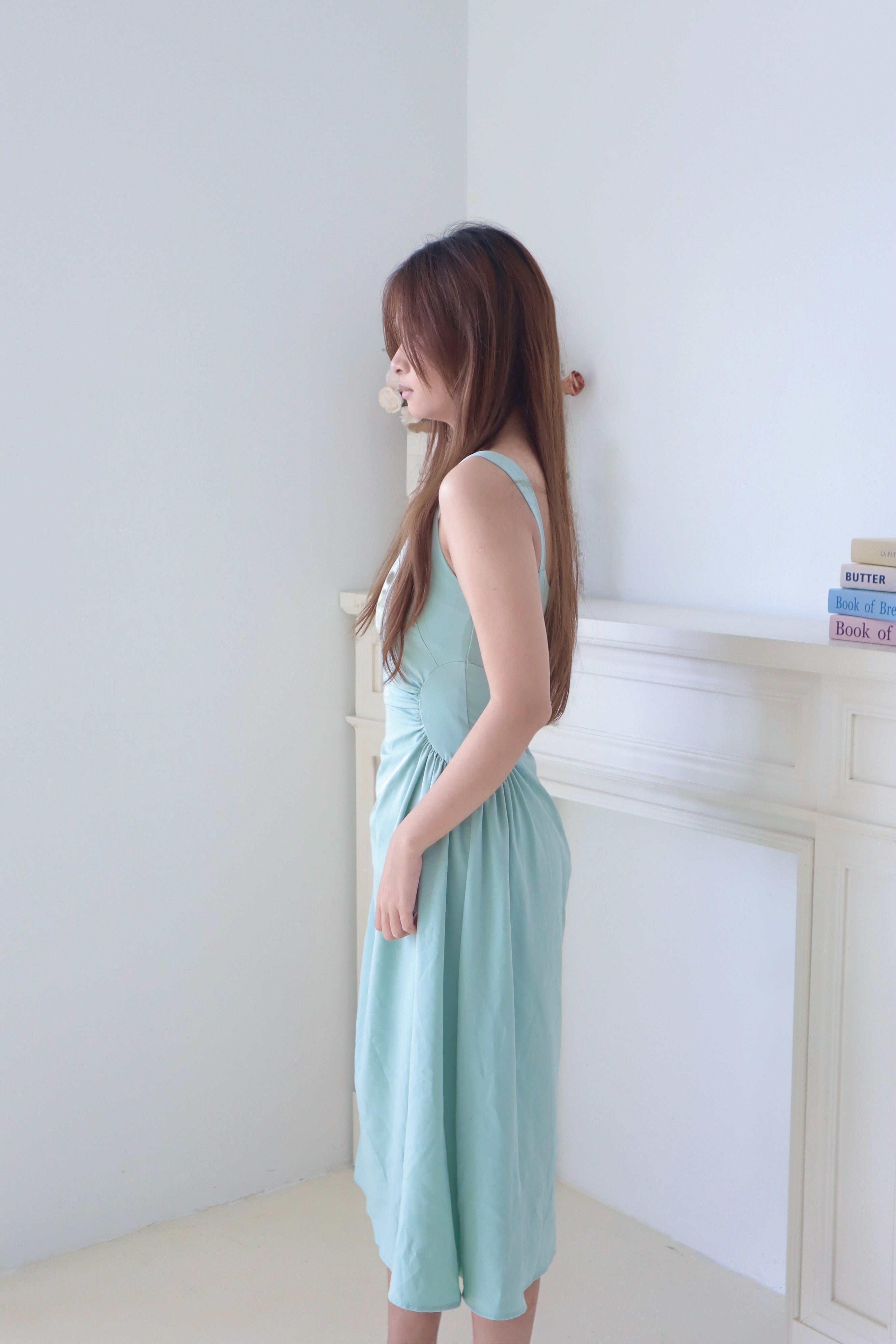 Mint Green Strap Maxi Dress