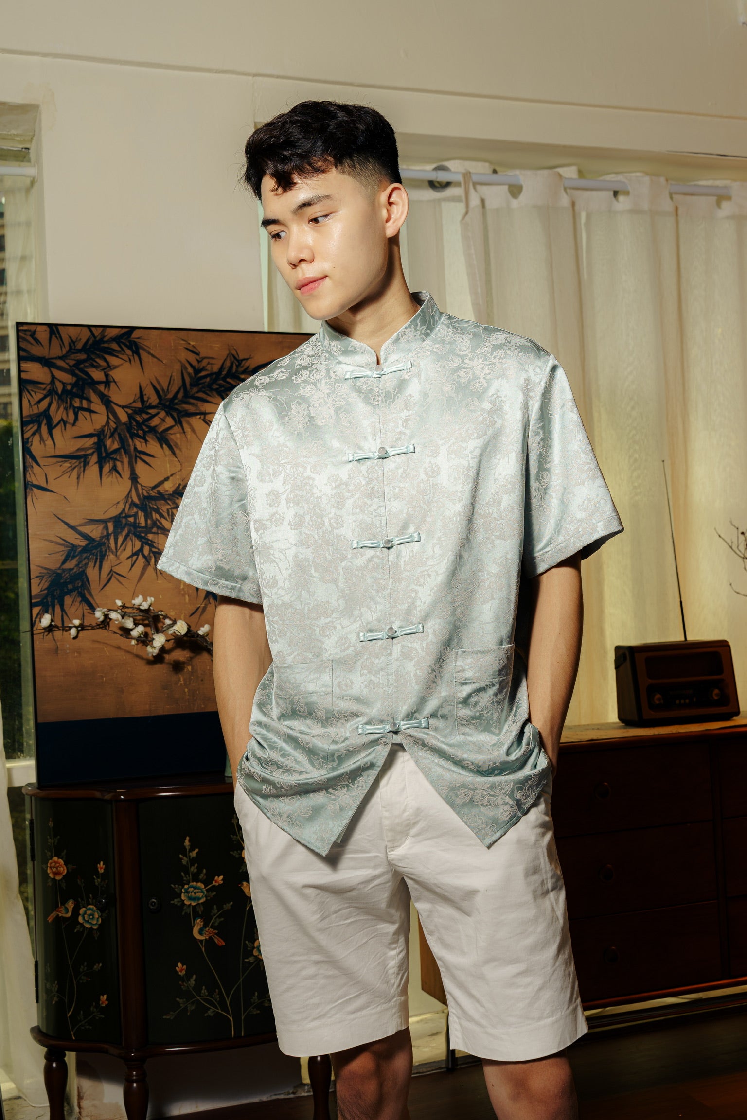 [ETA 26-31 Jan] 冰清玉洁 Jade Men Samfu (Aqua Green)