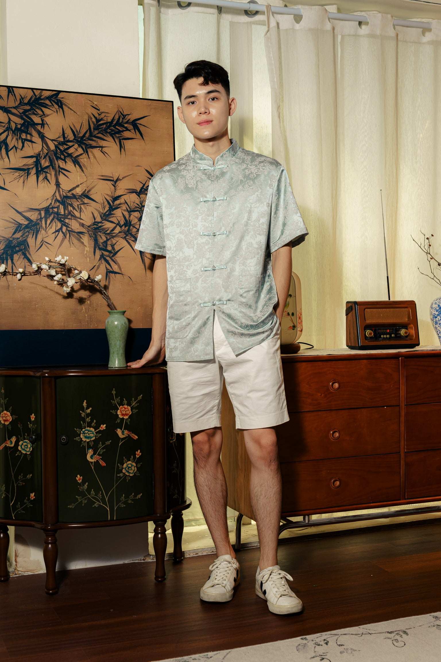 [ETA 26-31 Jan] 冰清玉洁 Jade Men Samfu (Aqua Green)